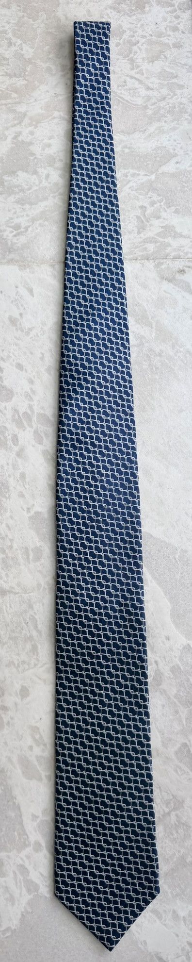 New Lanvin Twisted Nail Pattern Tie