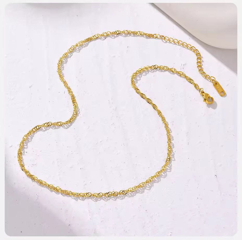 Other Twisted Cuban Links Chain Necklace Size ONE SIZE - 1 Thumbnail