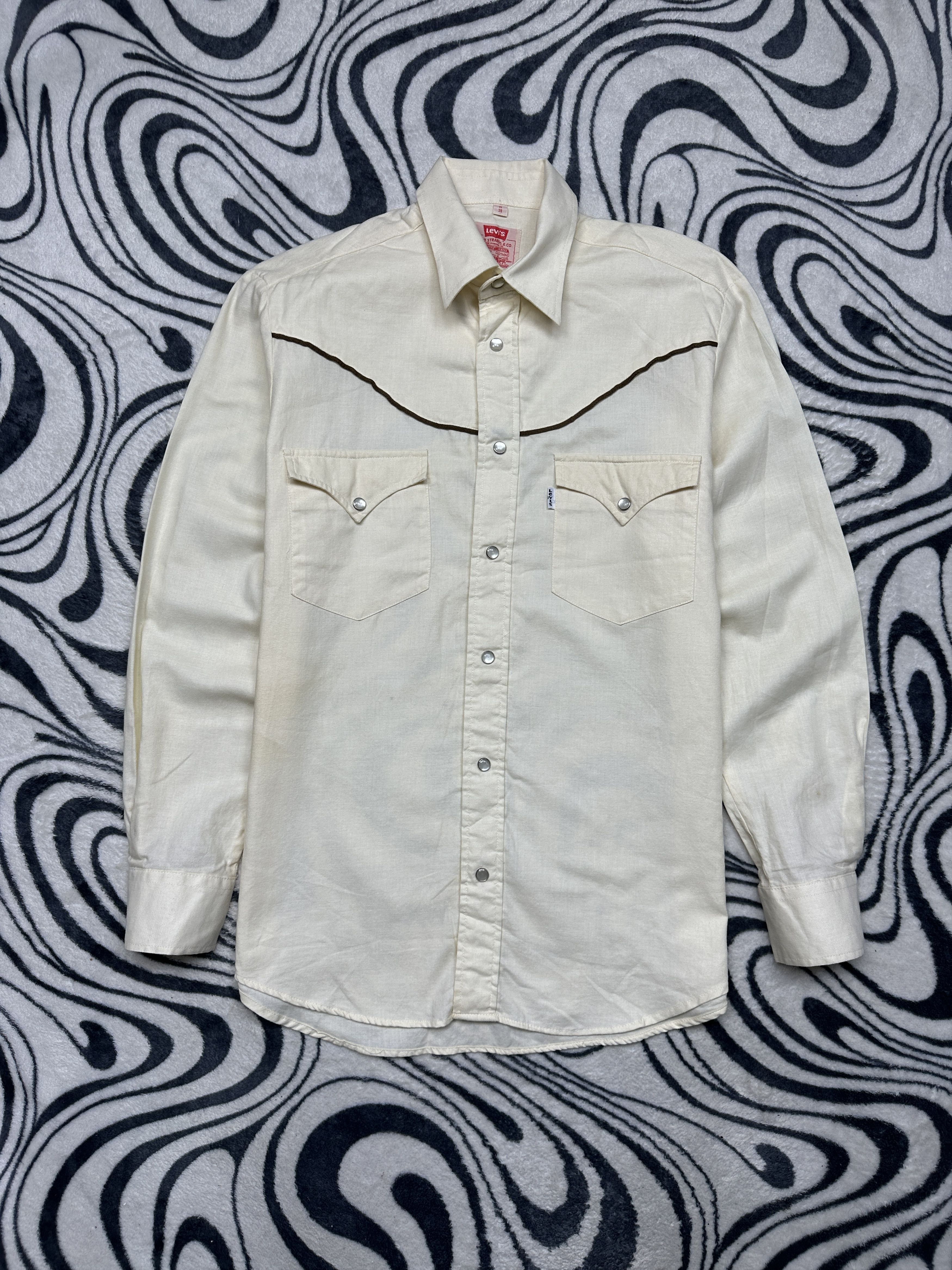 Levi's Levi's Vintage 1981 Mens Long Sleeve Shirt Size US M / EU 48-50 / 2 - 1 Thumbnail
