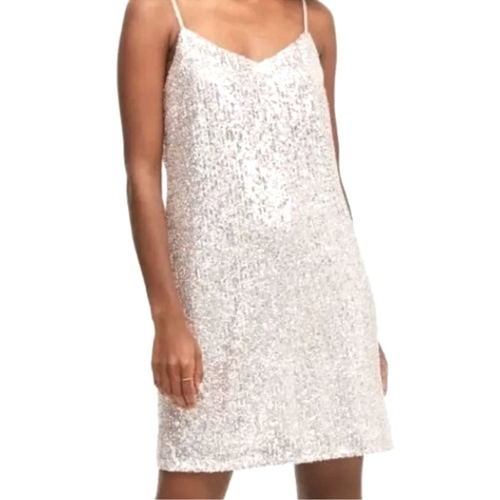 Banana Republic Banana Republic Sequin Slip Formal Cocktail Dress Size S / US 4 / IT 40 - 1 Thumbnail