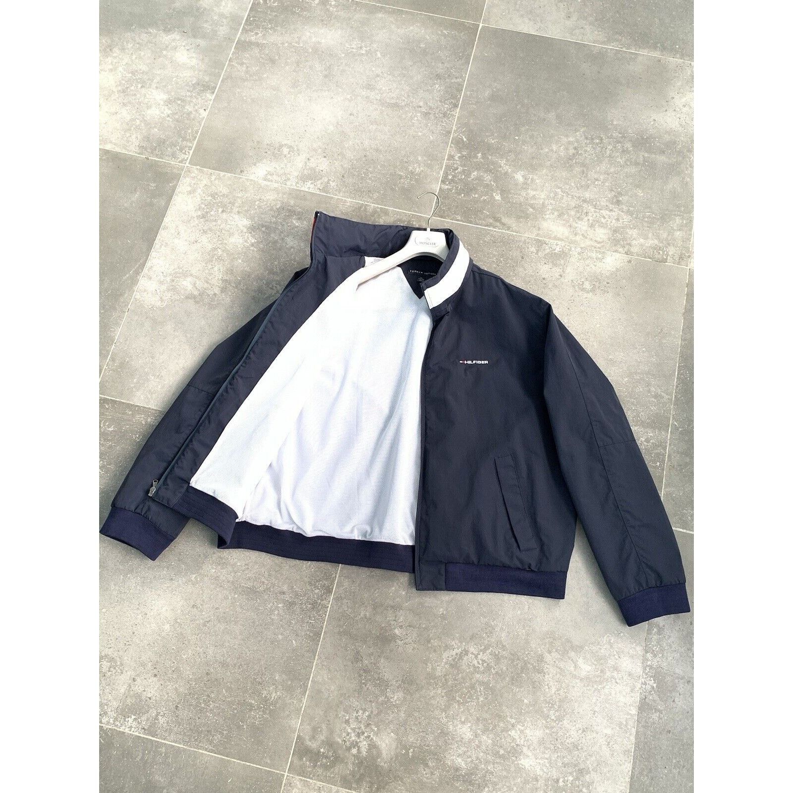 Tommy Hilfiger × Vintage Mens TOMMY HILFIGER Y2K Logo Bomber Jacket Coat XXL 2XL EU56 Size US XXL / EU 58 / 5 - 19 Thumbnail