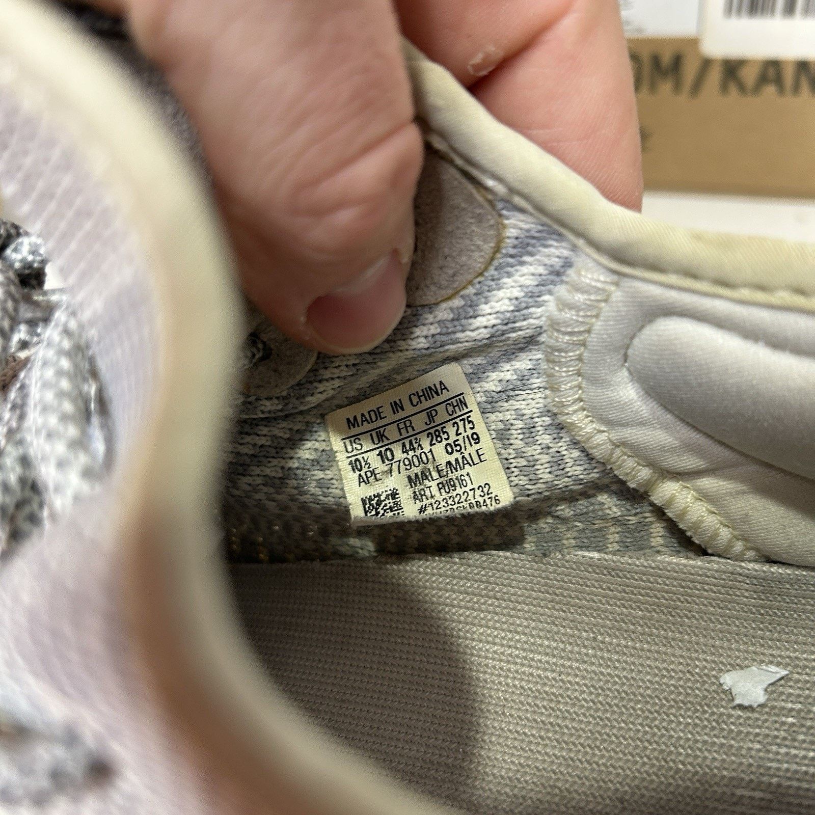 Adidas Adidas Yeezy Boost 350 V2 “Lundmark Non-Reflective” 2019 Size US 10.5 / EU 43-44 - 10 Thumbnail