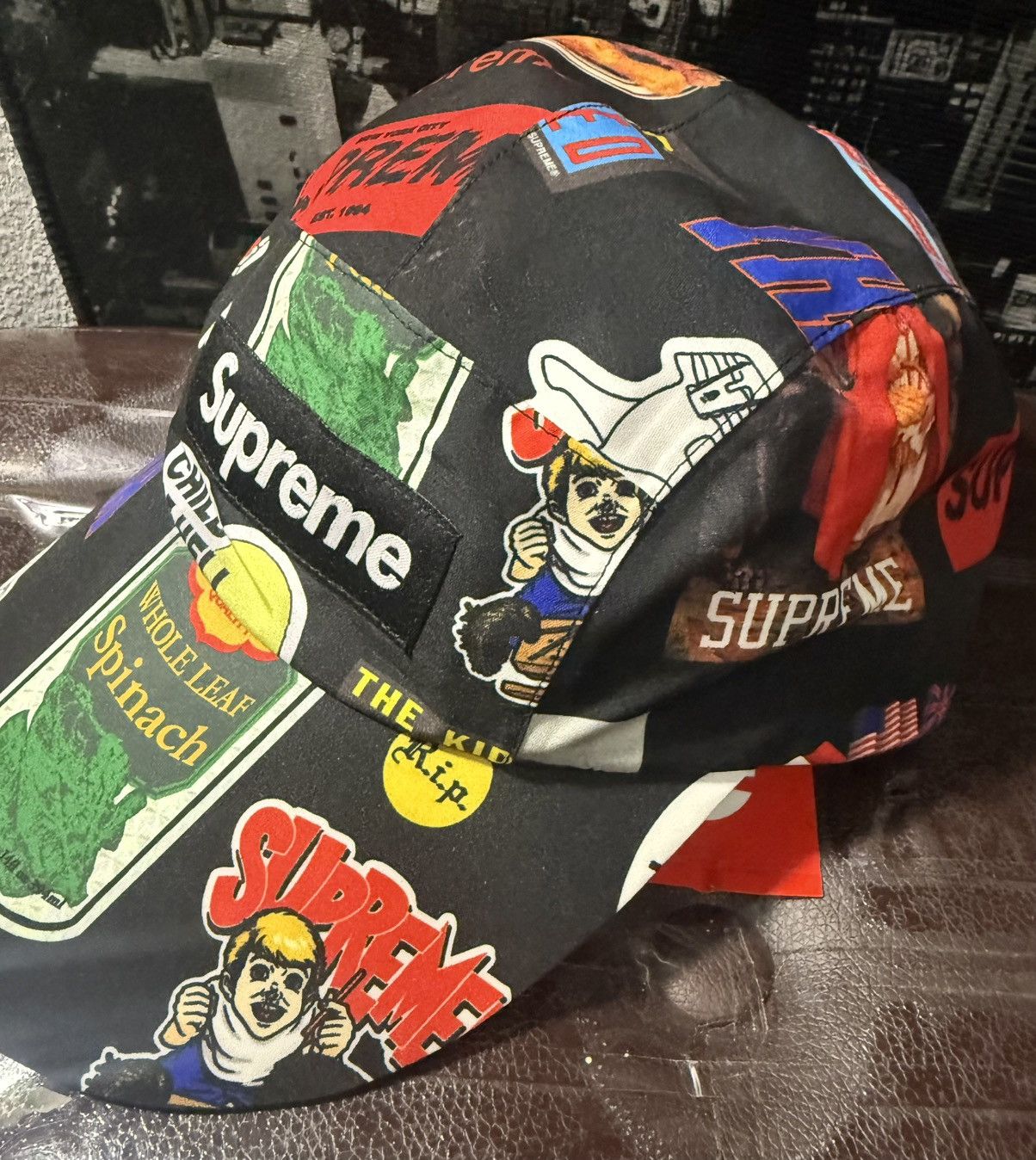Supreme Supreme SS21 Gore-Tex Long Bill Camp Cap S/M Black Sticker Size ONE SIZE - 1 Thumbnail