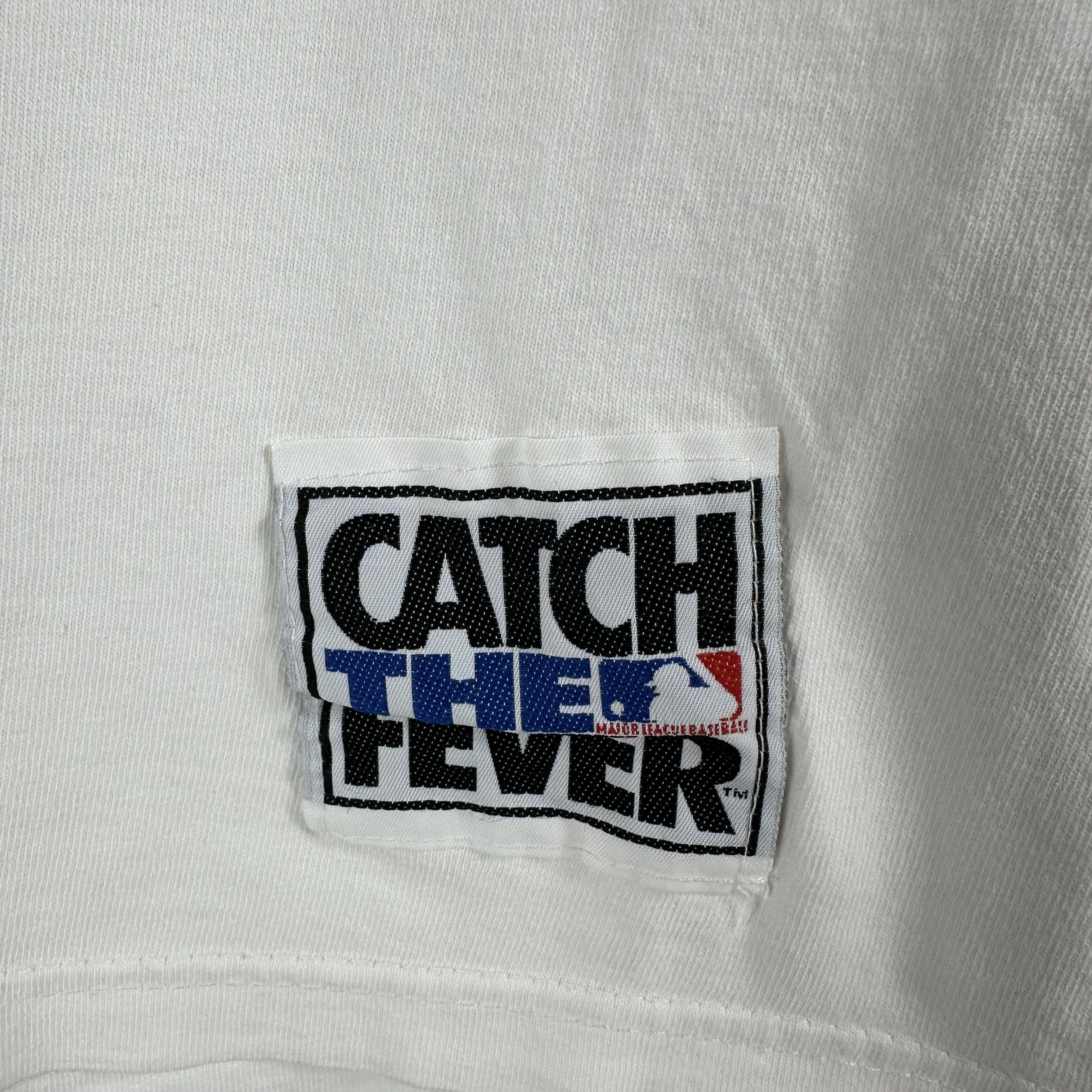 Vintage 90s Pittsburgh Pirates Catch The Fever MLB Graphic T-shirt Size US L / EU 52-54 / 3 - 5 Thumbnail
