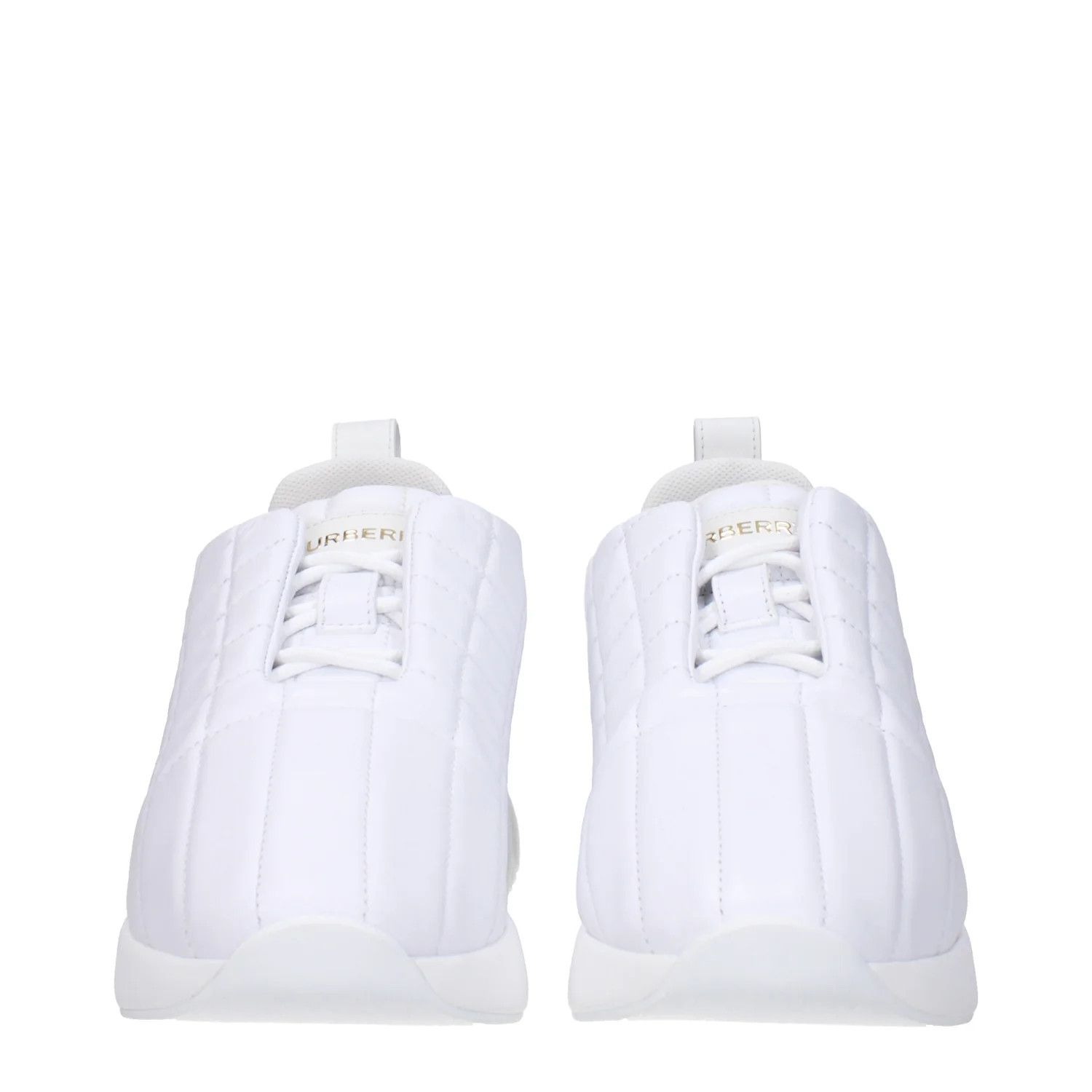 Burberry ob1o1e1024 Leather Sneakers in White Size US 8 / IT 38 - 3 Thumbnail