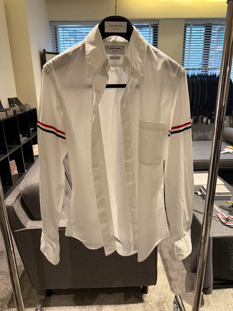Thom Browne Thom BrowneClassic double-sleeved shirt 2503-Nextarrow Size US M / EU 48-50 / 2 - 1 Thumbnail