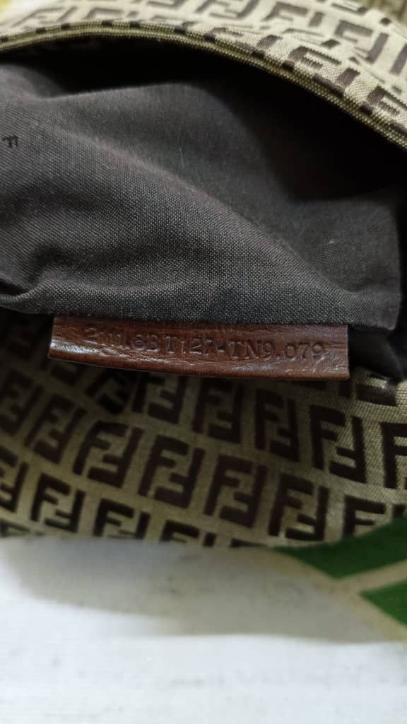 Fendi Authentic FENDI Logo Zucca Shoulder Bag Canvas Size ONE SIZE - 15 Thumbnail