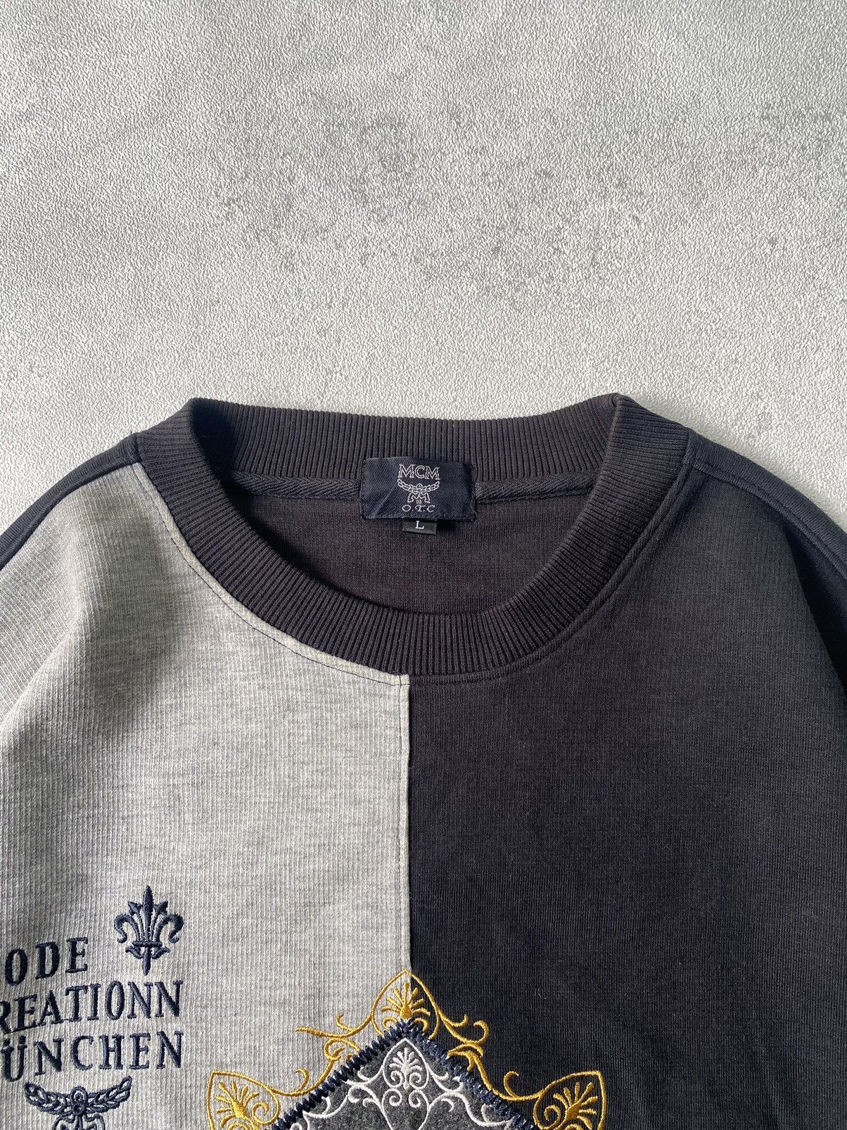 MCM × Vintage vintage MCM Embroidery sweatshirt Size US L / EU 52-54 / 3 - 5 Thumbnail