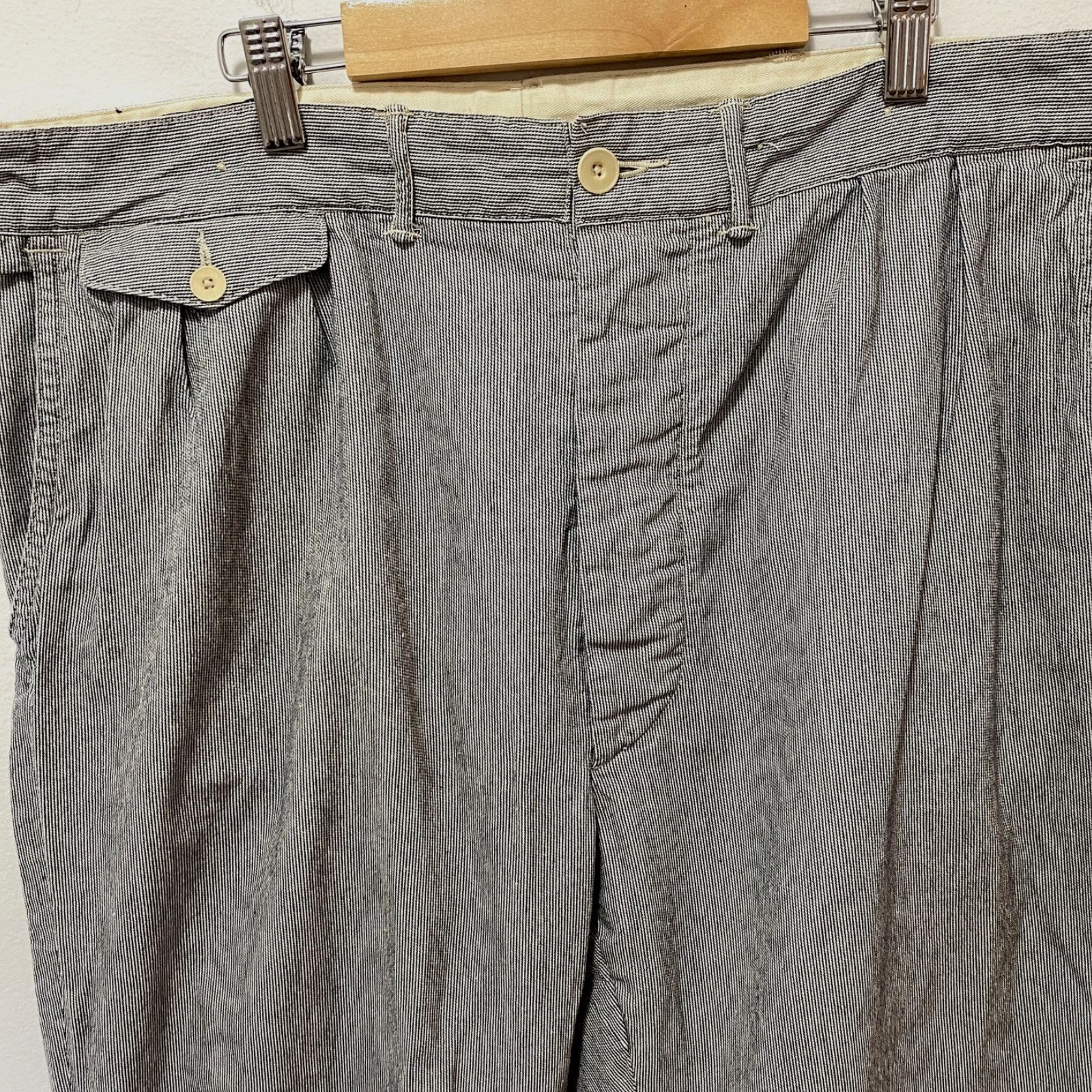 RRL Ralph Lauren RRL Double RL Railroad Stripe Trouser Button Fly Pants Size US 36 / EU 52 - 4 Thumbnail