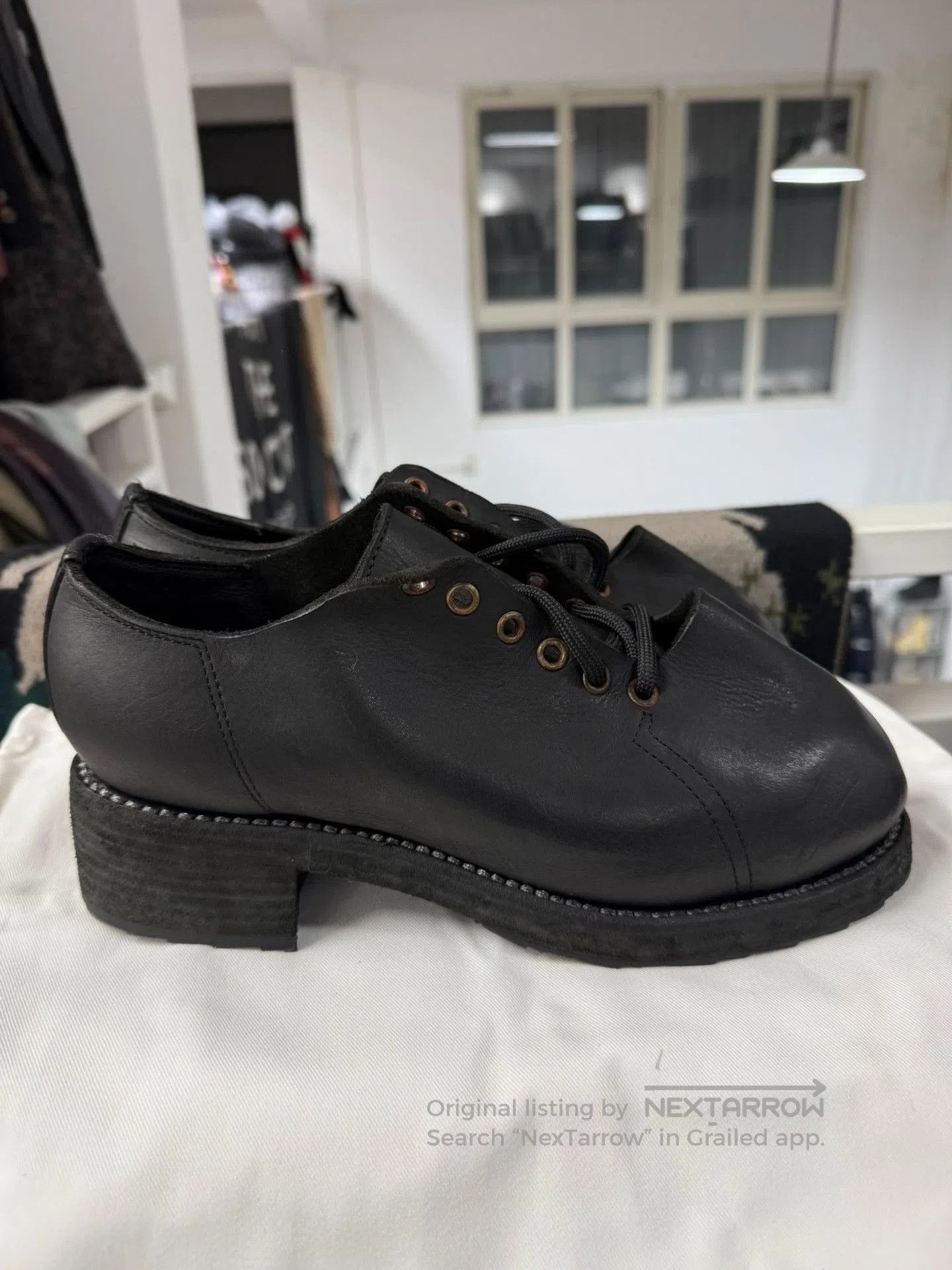 Comme des Garcons Homme Plus guidI black derby shoes size 39. Size US 10 / EU 43 - 1 Thumbnail