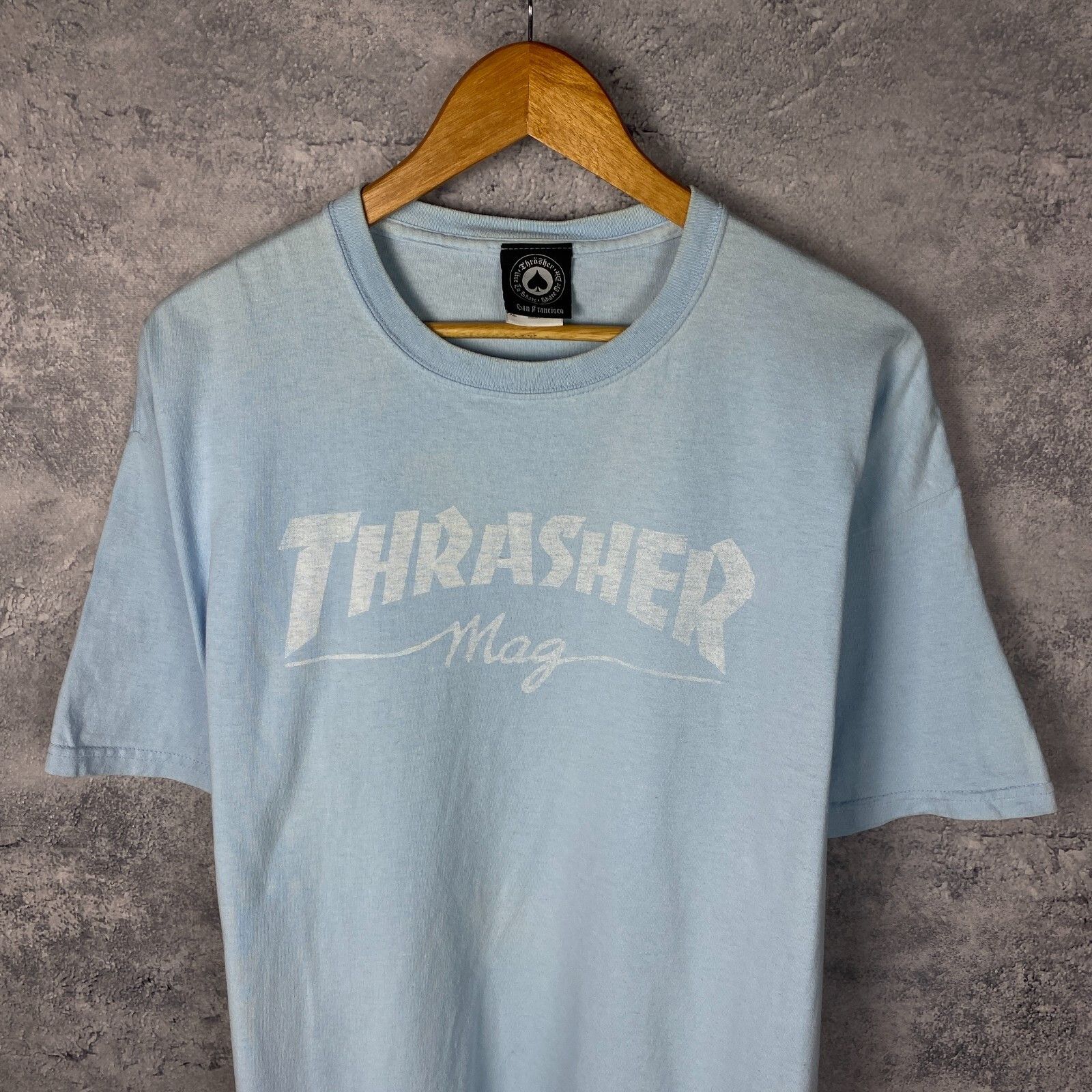Thrasher Thrasher Mag Tee Men's Size XL Blue Short Sleeve ` Size US XL / EU 56 / 4 - 2 Thumbnail