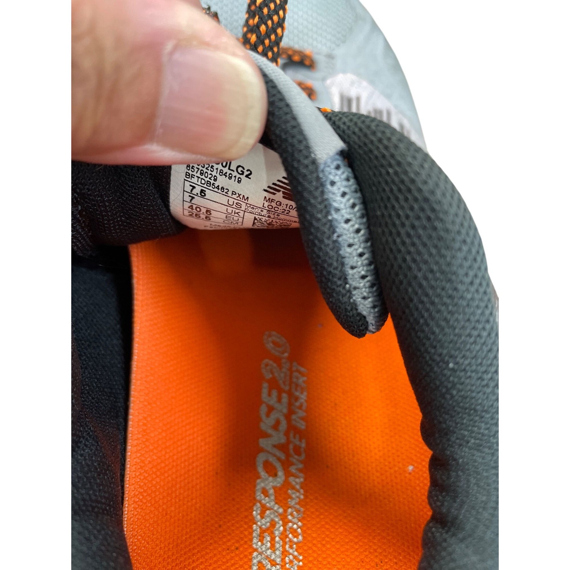 New Balance New Balance Mens 690 V2 Trail Running Shoes Gray/Orange Size Size US 7.5 / EU 40-41 - 8 Thumbnail