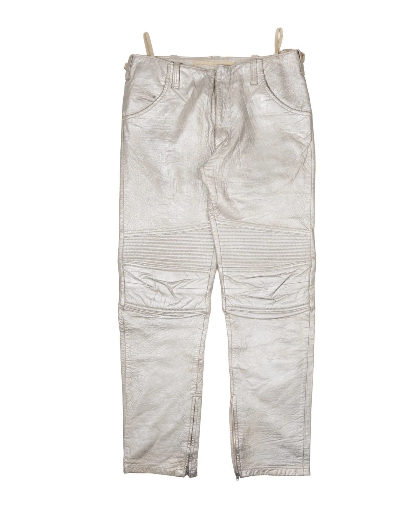 Helmut Lang AW1999 Leather Astro Biker Pants Size US 30 / EU 46 - 1 Thumbnail