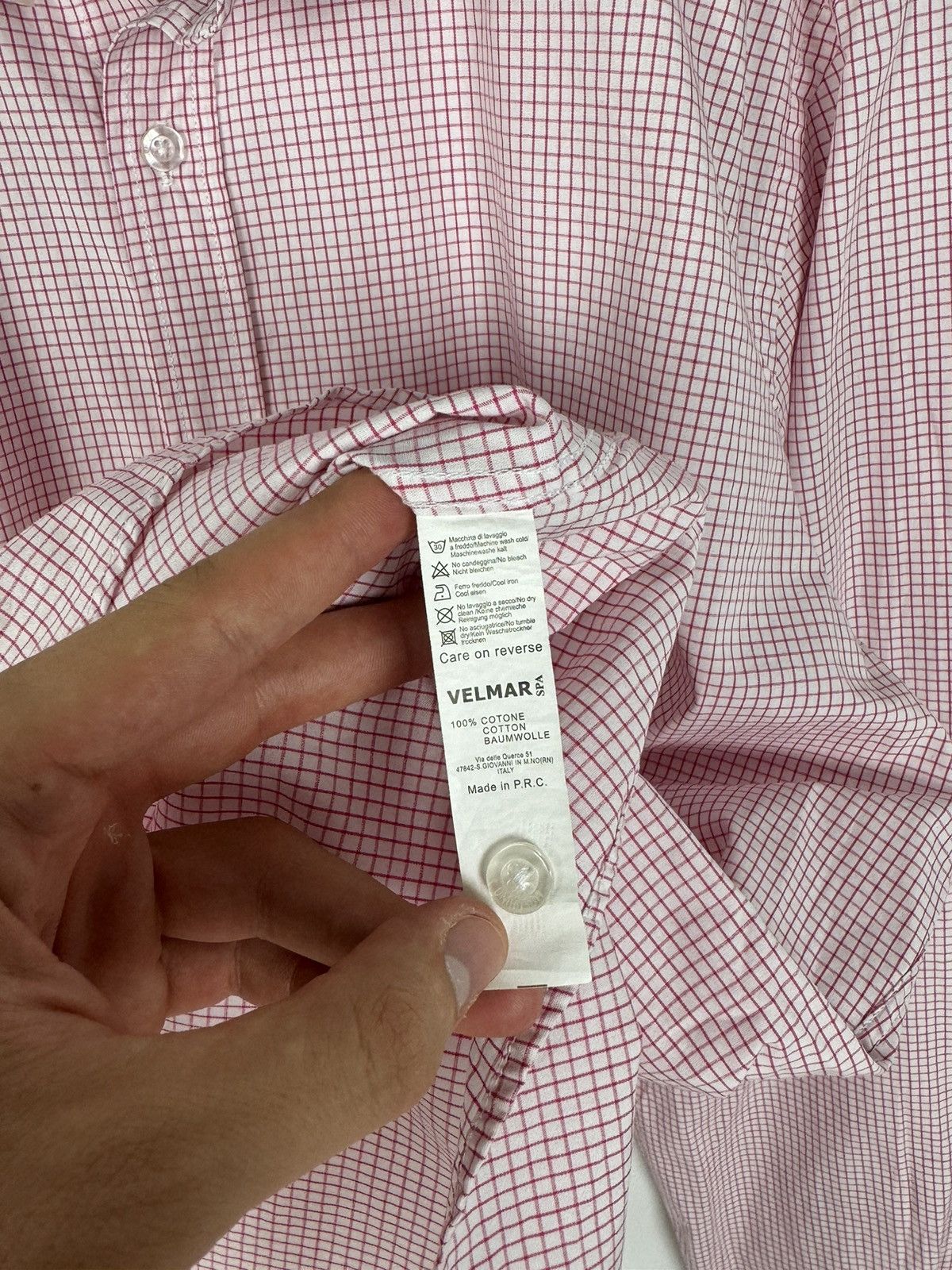 Moschino Moschino Heart Pink Buttons Up Check Shirt Size US L / EU 52-54 / 3 - 8 Thumbnail