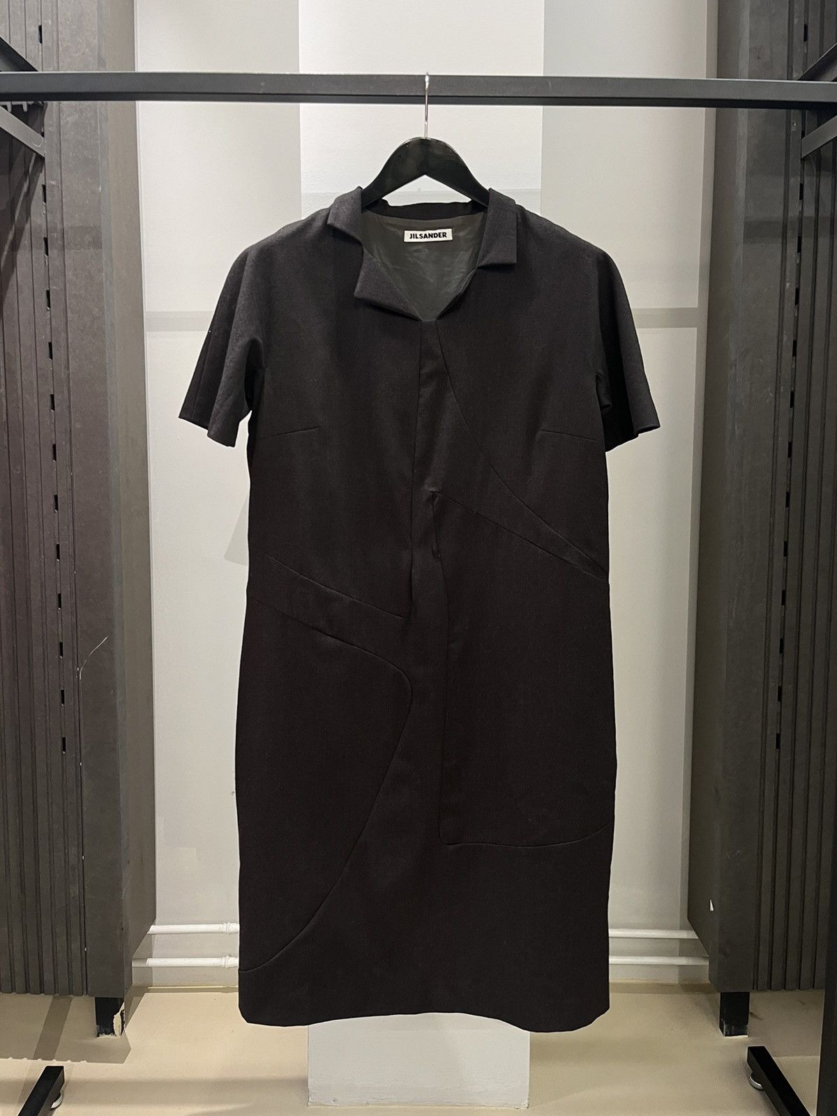 image of Jil Sander Brown Top Dress, Women's (Size Medium)