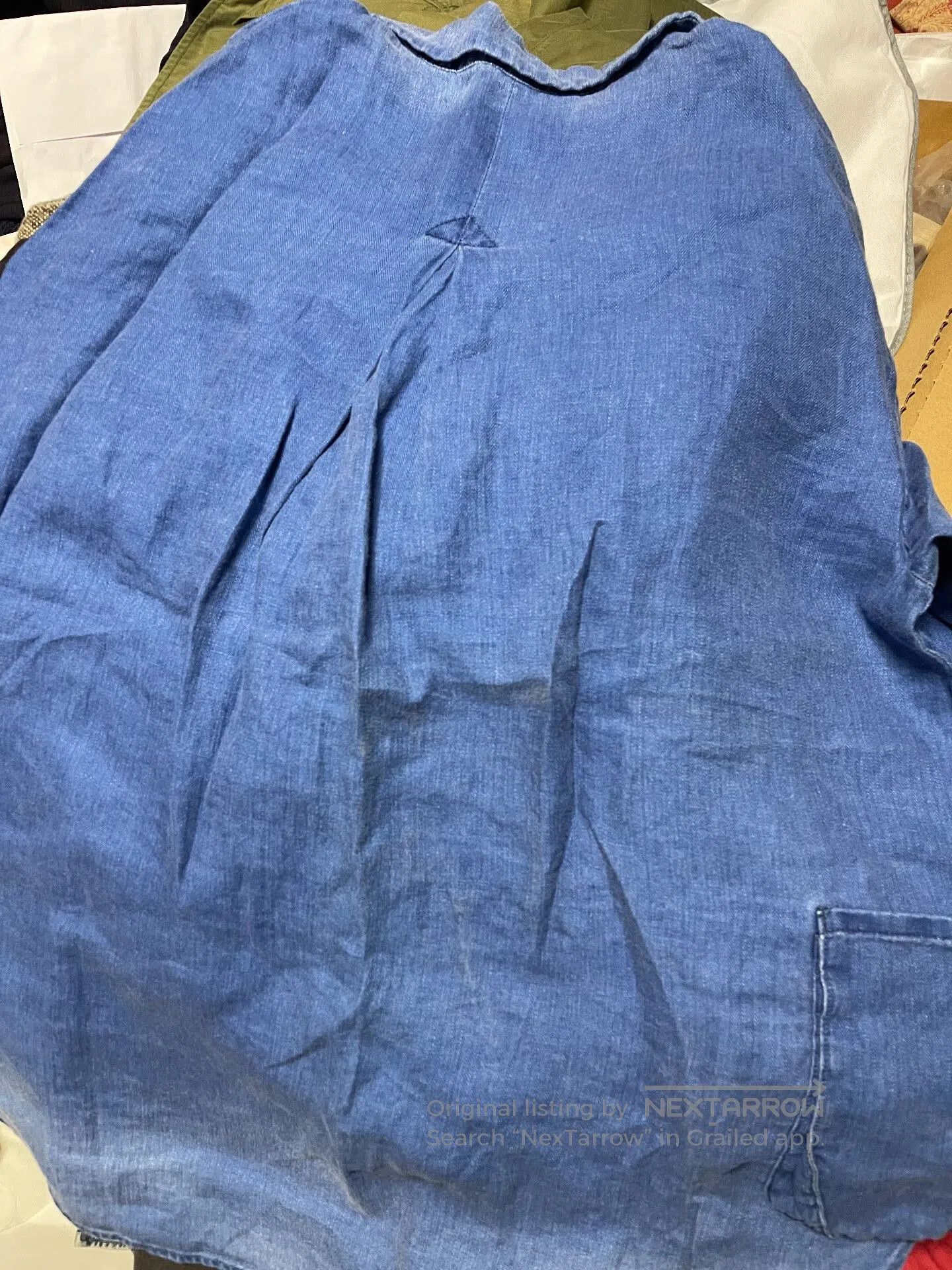 Porter Classic Porter classic indigo linen shirt. Size US M / EU 48-50 / 2 - 9 Thumbnail