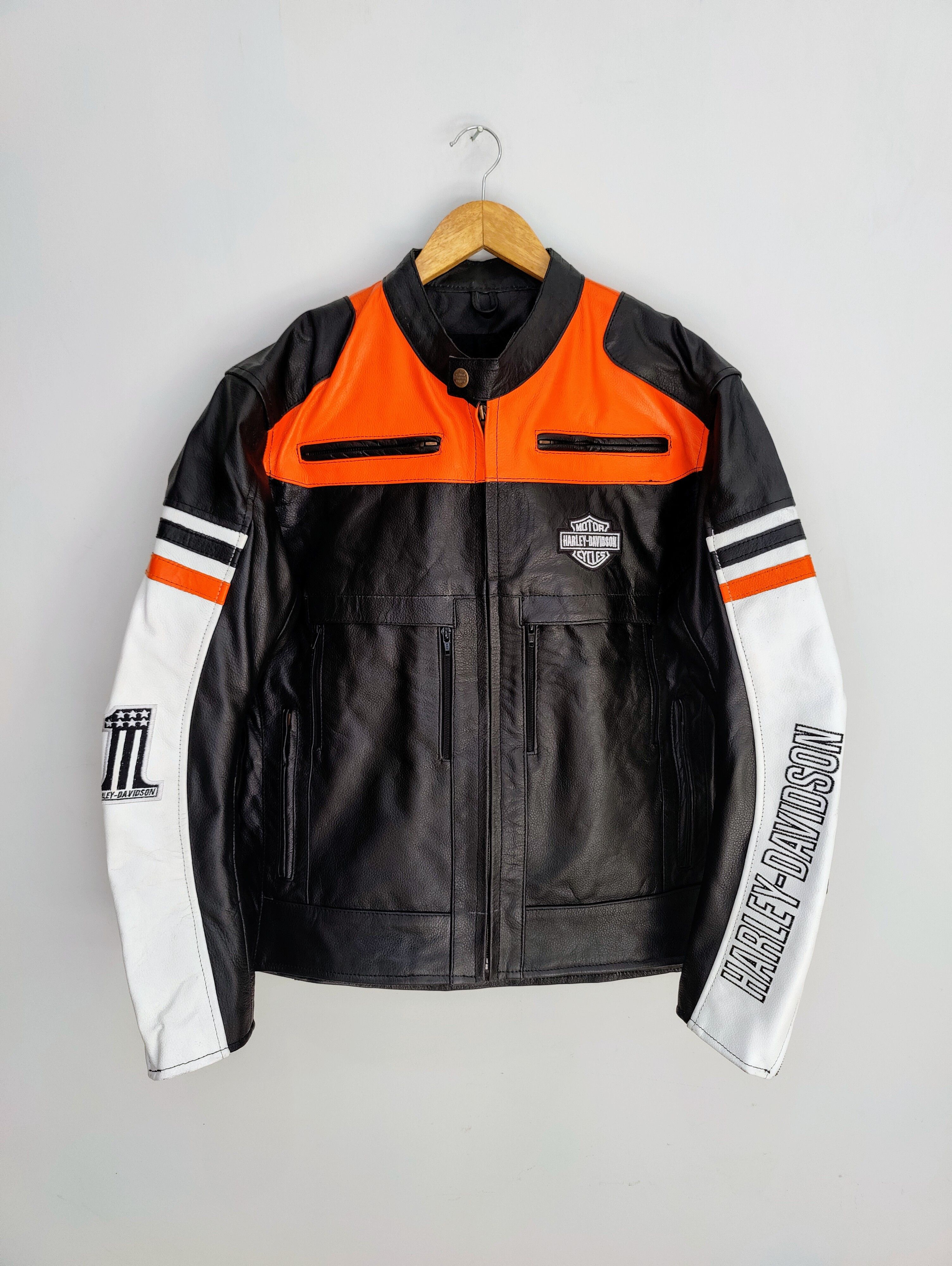 🔥 Harley Davidson 🔥 Vintage Biker Leather STREETWEAR