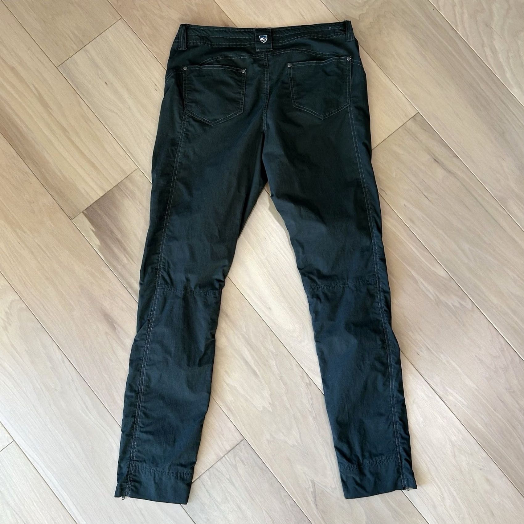 Vintage Kuhl Ankle Womens 6 Green Inspiratr Zip Pant Inseam Women Reg Size 28" / US 6 / IT 42 - 2 Thumbnail