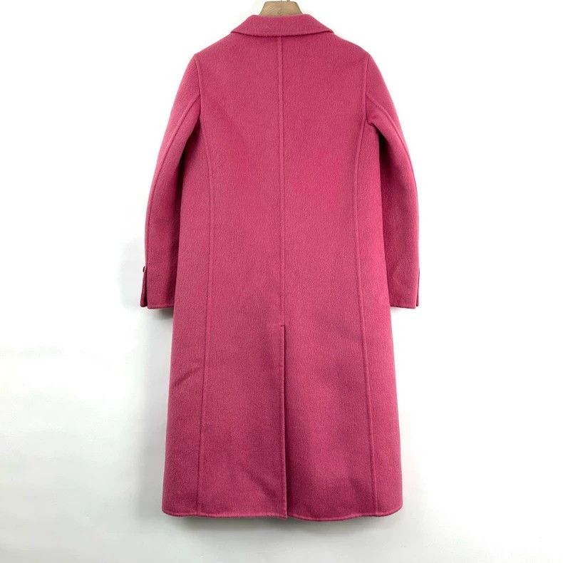 Dior Dior Pink wool long coat 2505-Nextarrow Size XXS / US 00 / IT 34 - 3 Thumbnail