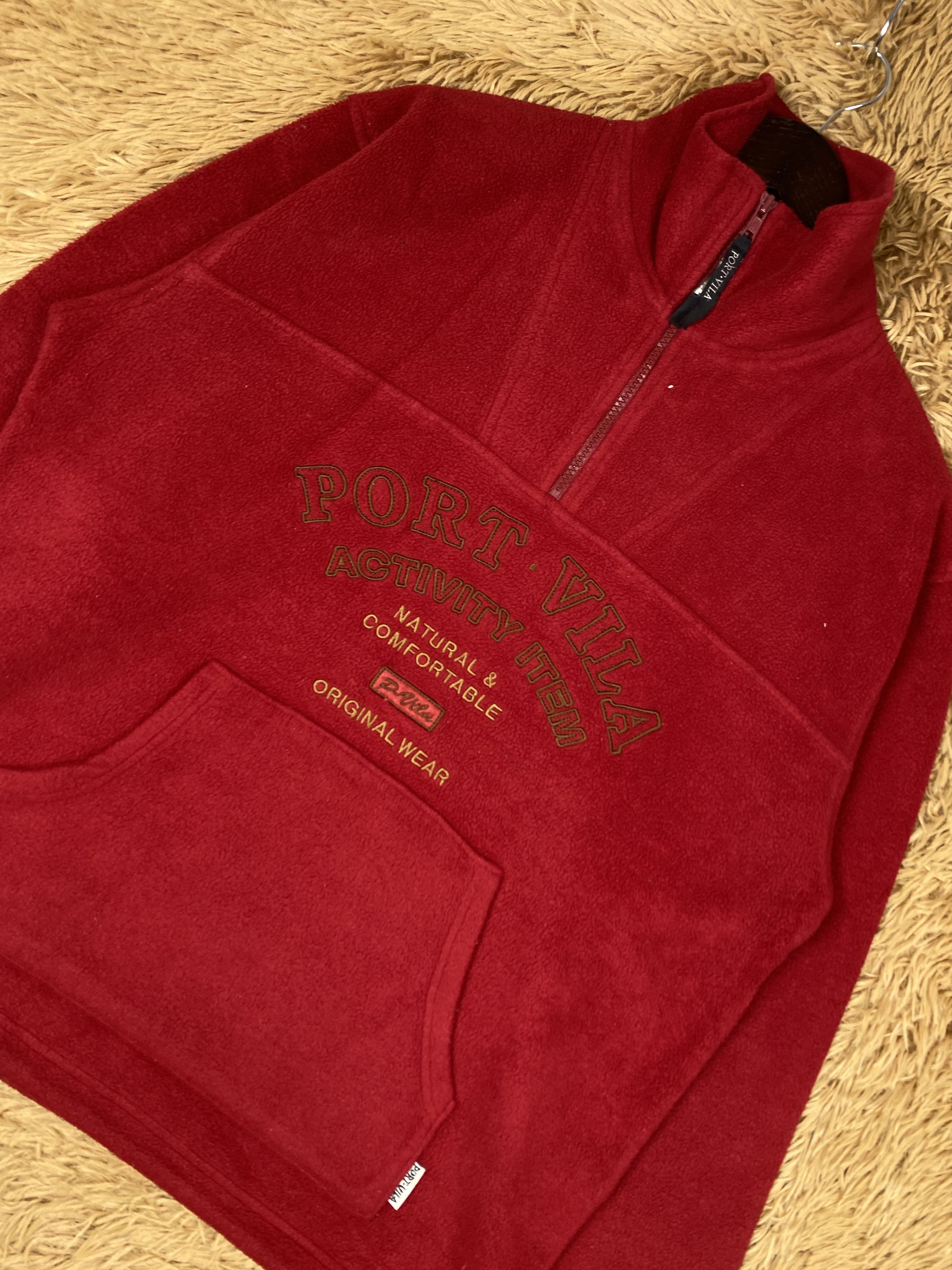 Japanese Brand Vintage Port-Vila Halfzipper Sweatshirts DJ0790 Size US M / EU 48-50 / 2 - 2 Thumbnail