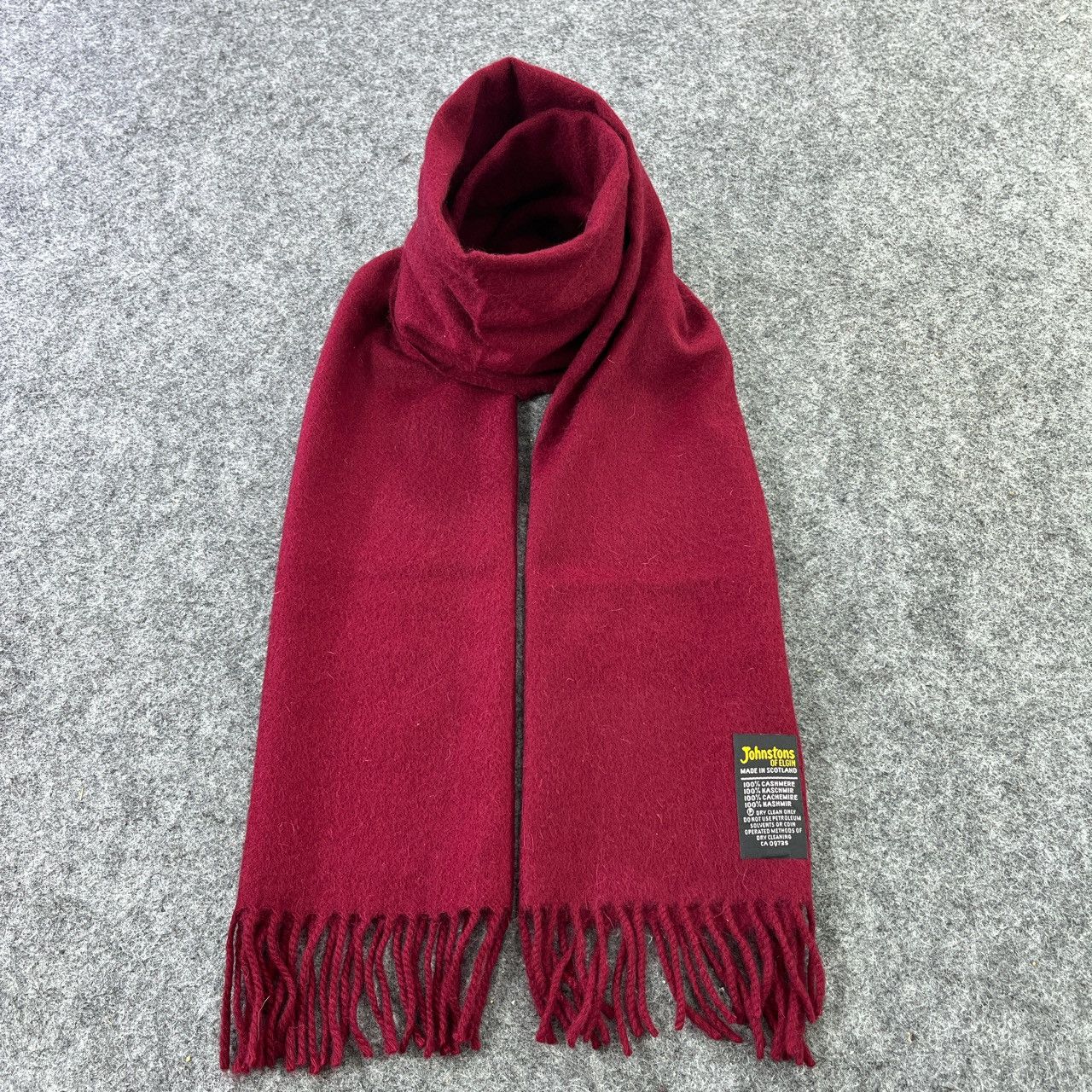 Johnstons Of Elgin × Vintage Johnstons Of Elgin Scarf / Muffler / Neckwear - T095 Size ONE SIZE - 1 Thumbnail