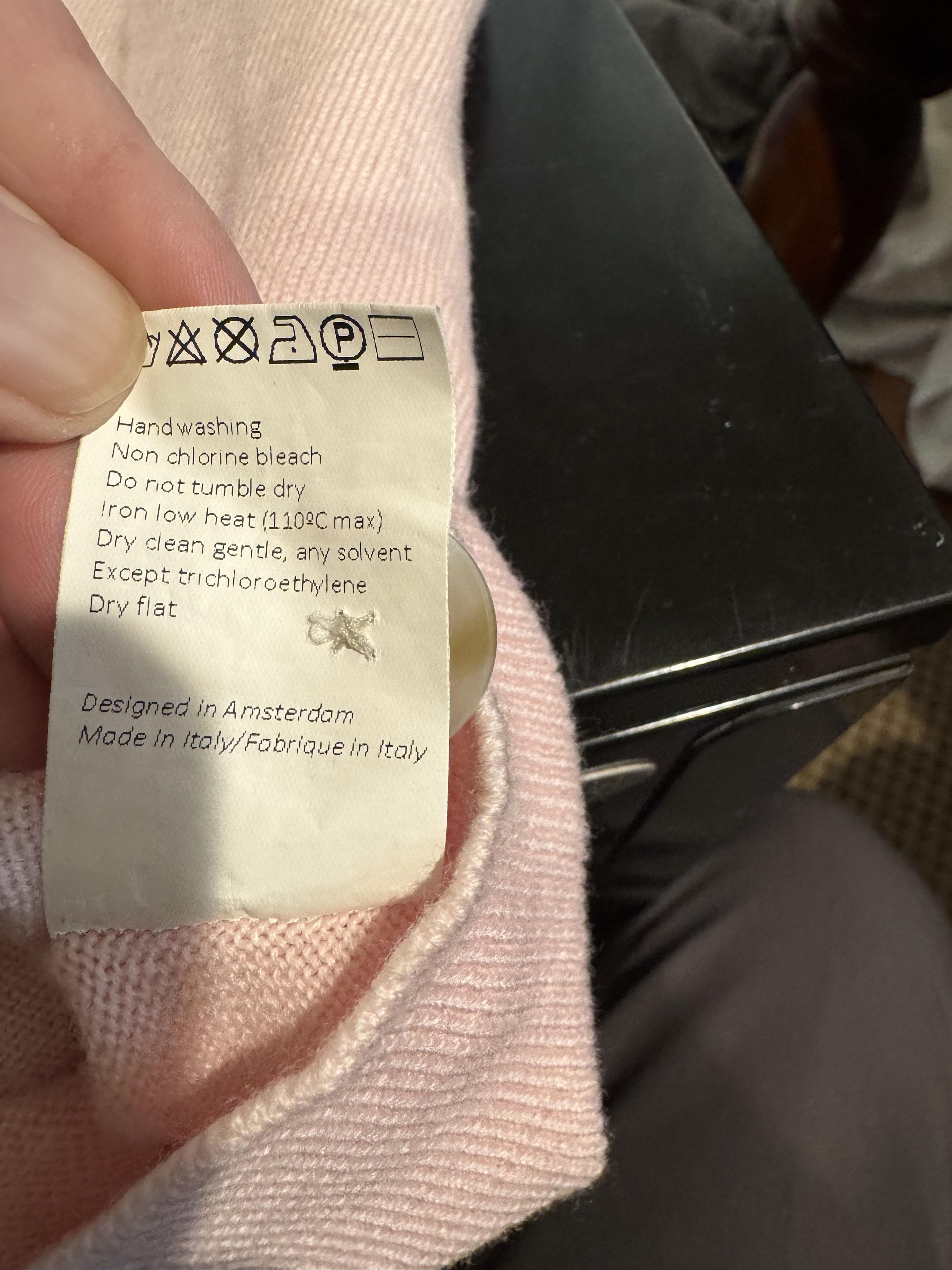 Other Munro Pink Cashmere Sweater. Gently Used. Size US L / EU 52-54 / 3 - 3 Thumbnail