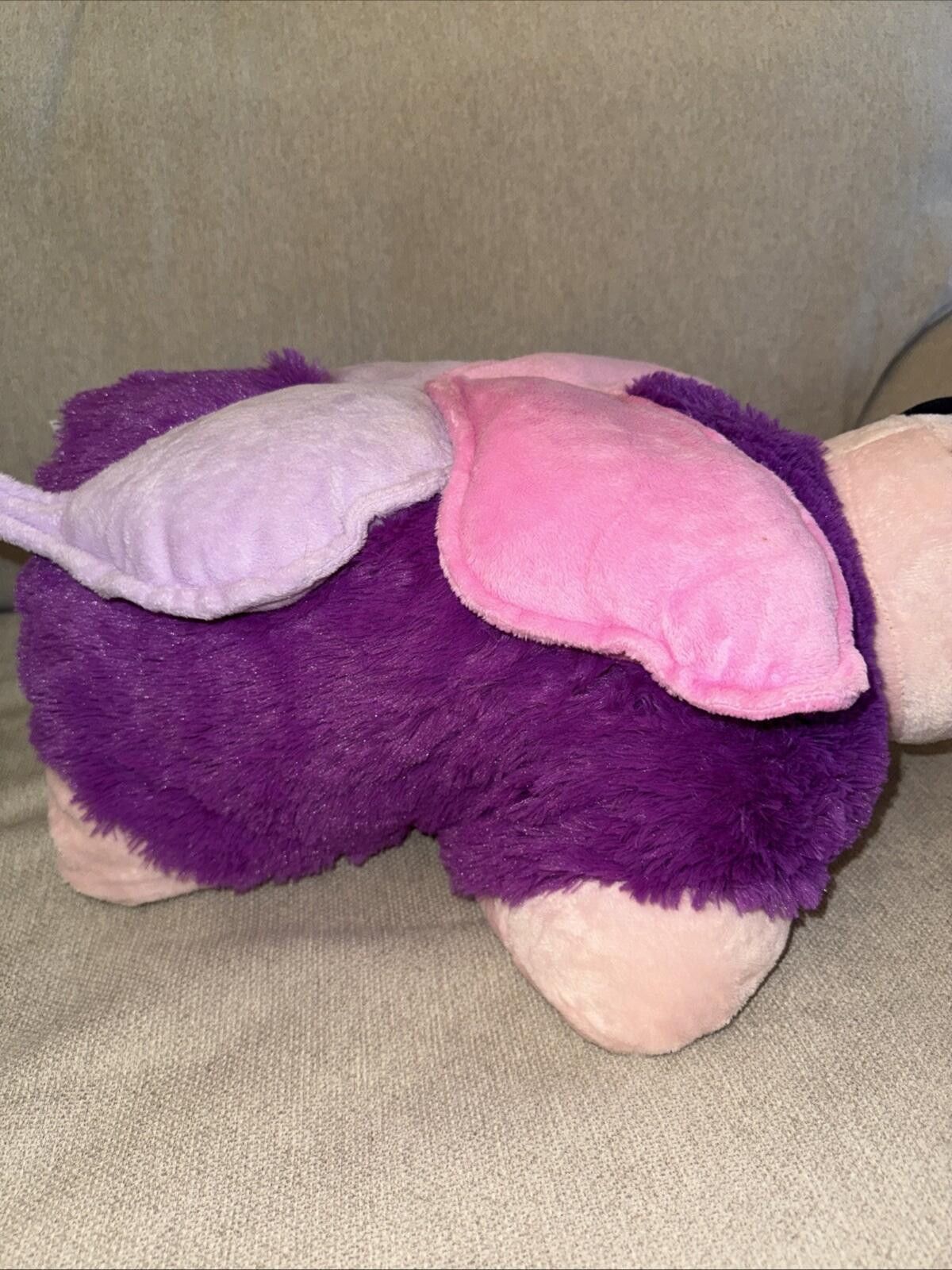 Other Pillow Pet 2010 Fluttery Butterfly Plush NWT Vintage Rare18” Size ONE SIZE - 5 Thumbnail
