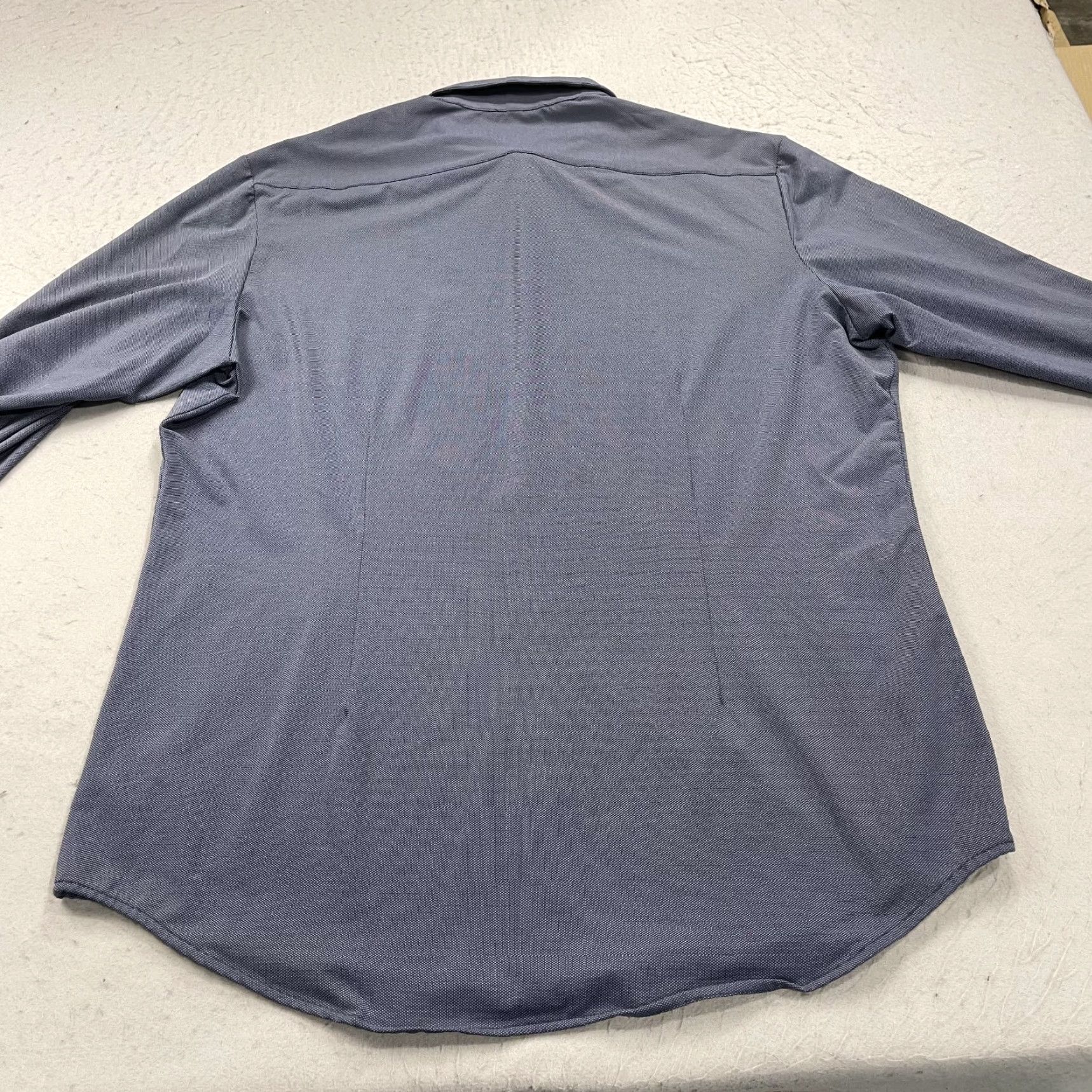 Mizzen+Main Mizzen+Main Shirt Mens 2XL Blue Casual Performance Stretch Button-Up Long Sleeve Check Size US XXL / EU 58 / 5 - 6 Thumbnail