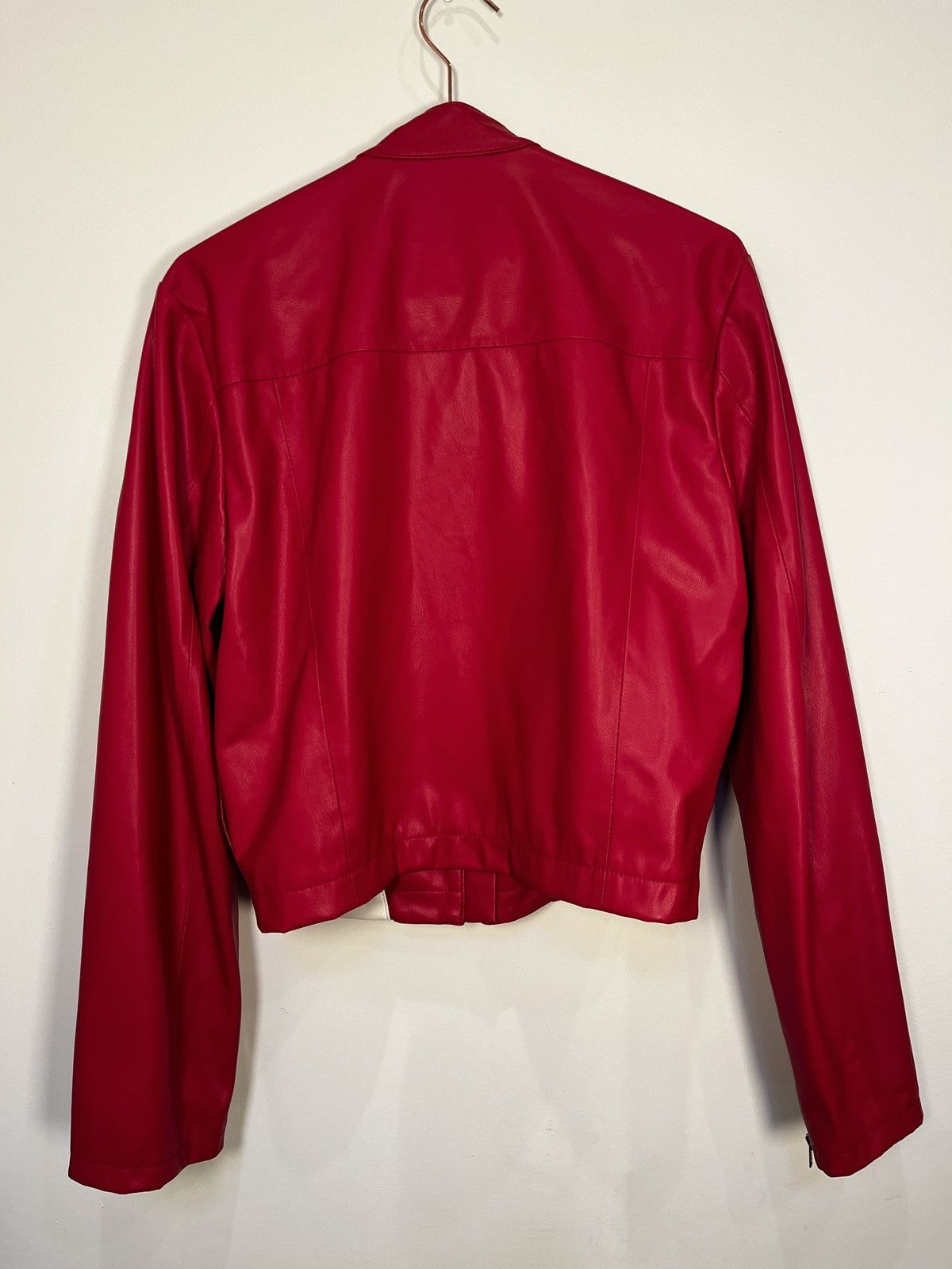 Mowalola Mowalola Faux Leather Cross Jacket (unisex) Size US L / EU 52-54 / 3 - 8 Thumbnail