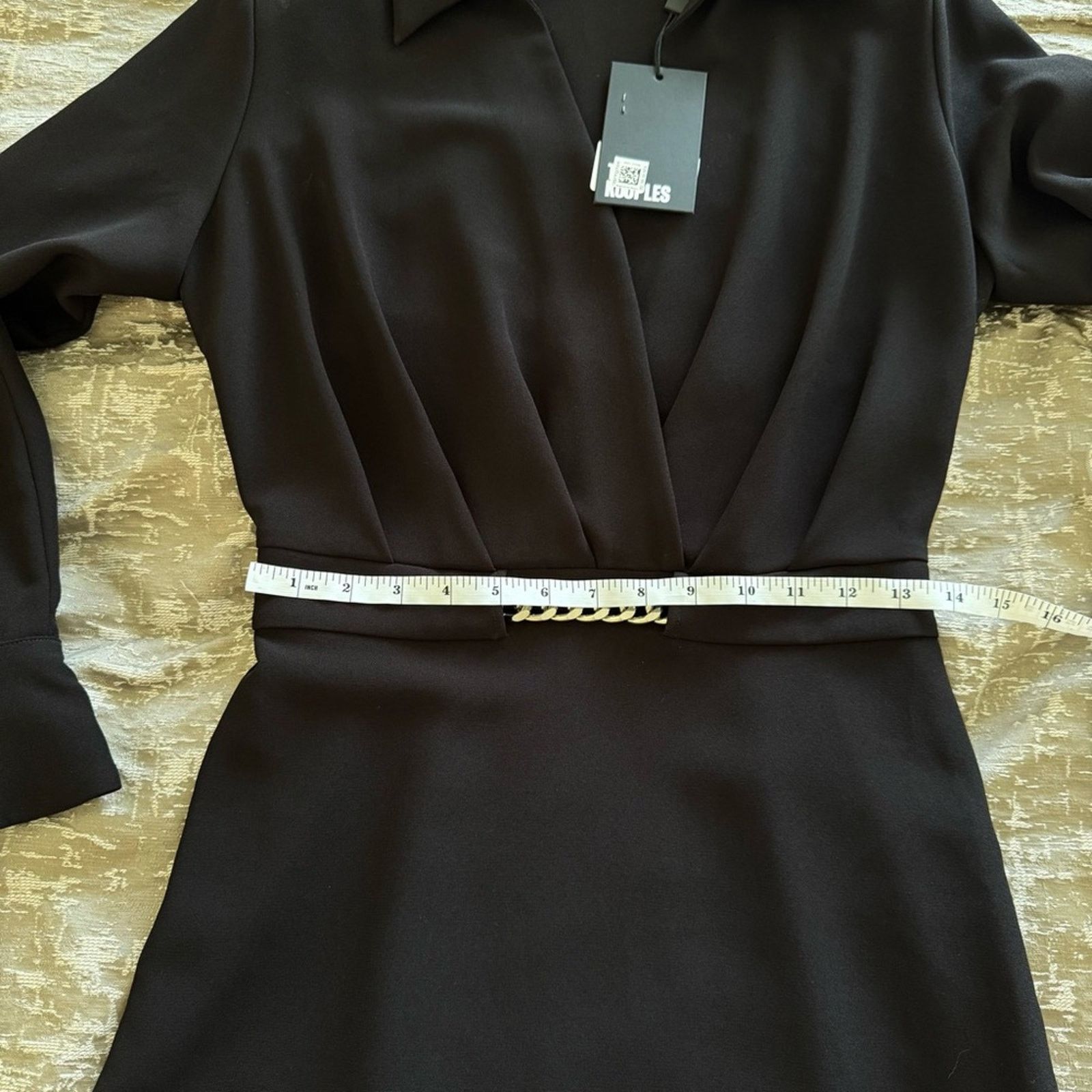 The Kooples NWT! The Kooples Black Plunge Sheath Dress, Size 0 (US XS) Size XS / US 0-2 / IT 36-38 - 12 Thumbnail
