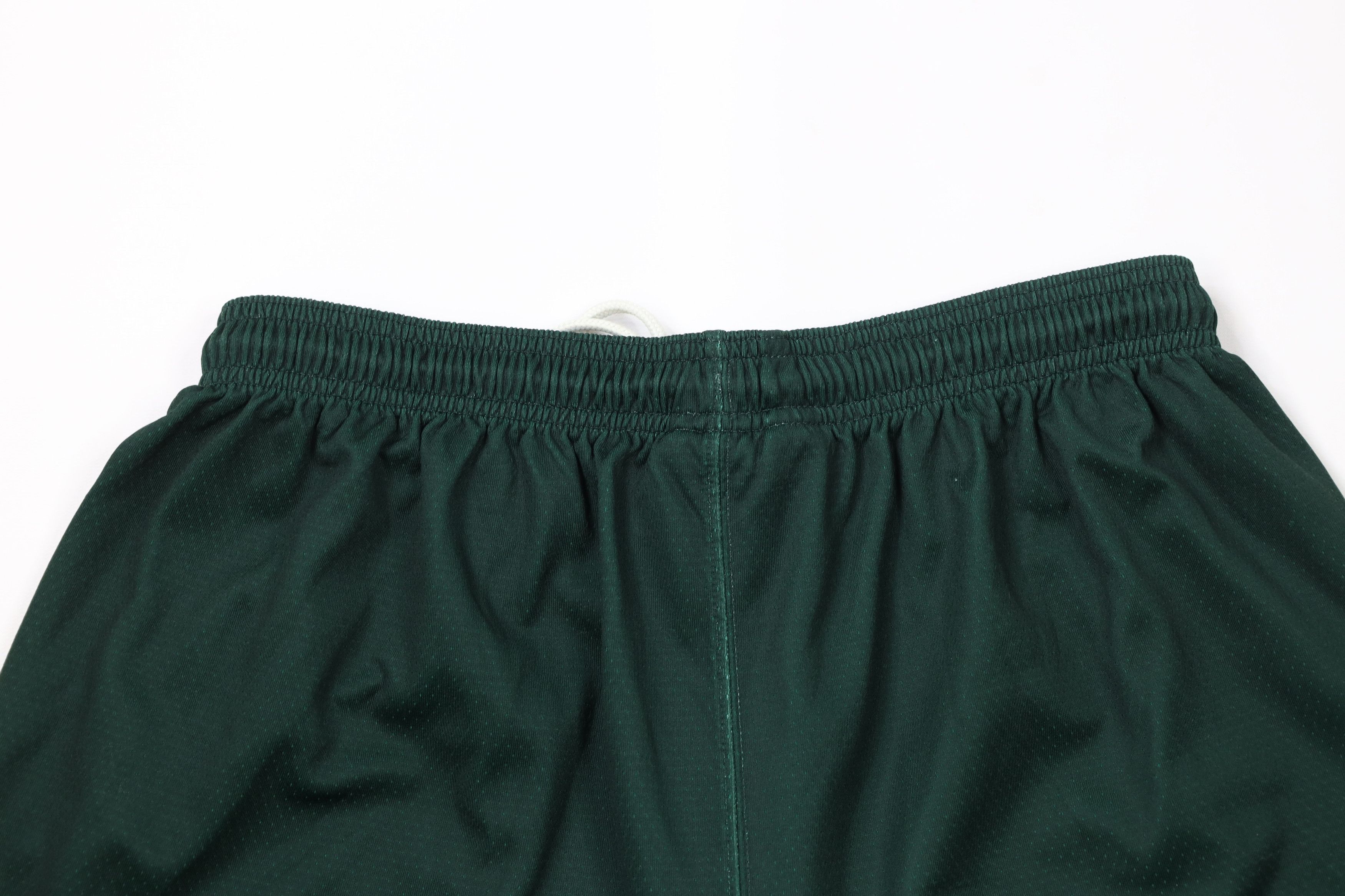 Nike × Vintage Nike Michigan State University Basketball Shorts Green USA Size US 34 / EU 50 - 11 Thumbnail