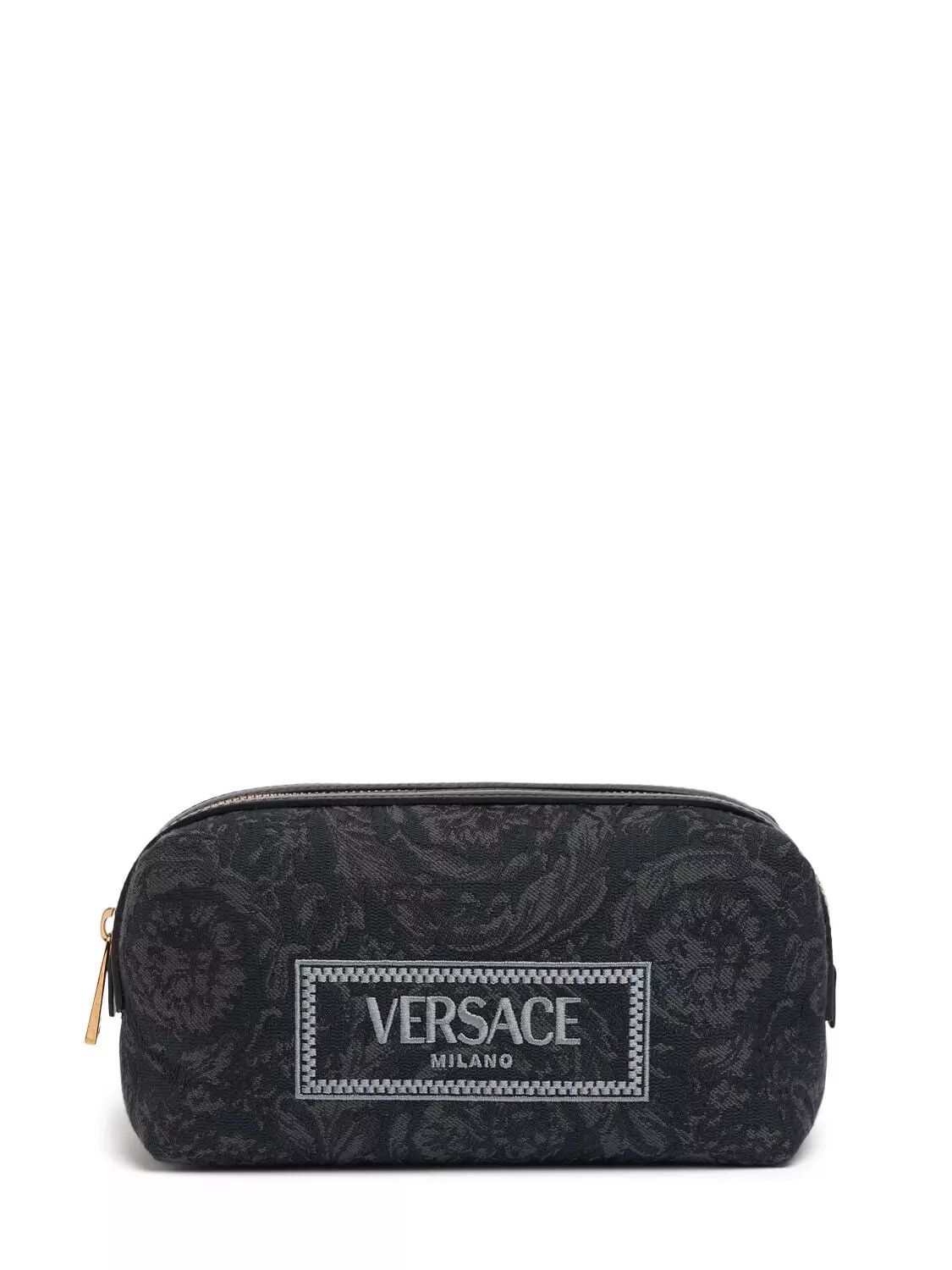 Versace VERSACE Barocco Black Jacquard Toiletry Bag New & Authentic Size ONE SIZE - 1 Thumbnail