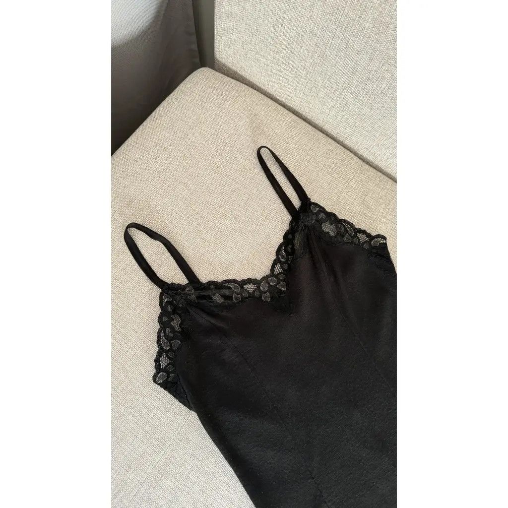 Dolce & Gabbana Dolce & Gabbana Black Bodycon Lace Slip Dress Size IT 40 Size S / US 4 / IT 40 - 3 Thumbnail