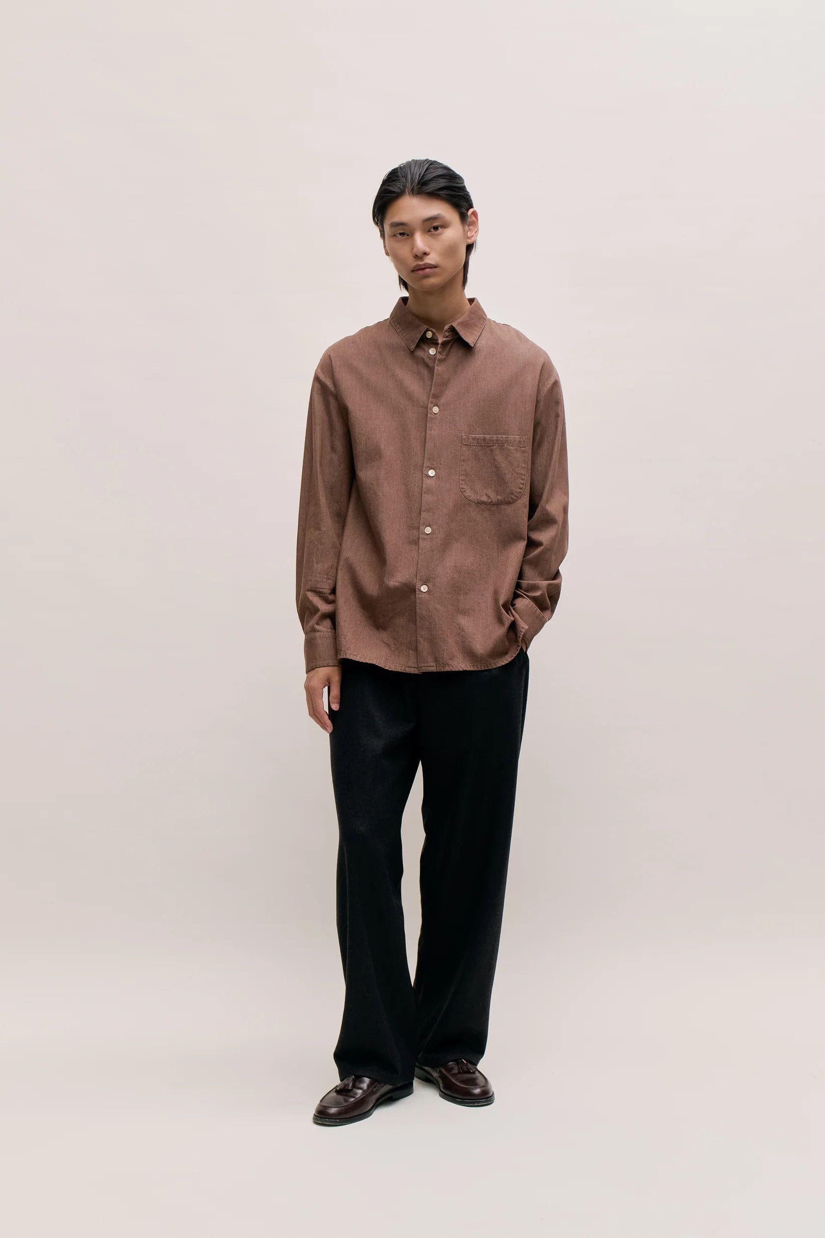 A Kind Of Guise 💚 AW25 A Kind Of Guise Gusto Shirt Sepia Denim Medium NEW Size US M / EU 48-50 / 2 - 8 Thumbnail