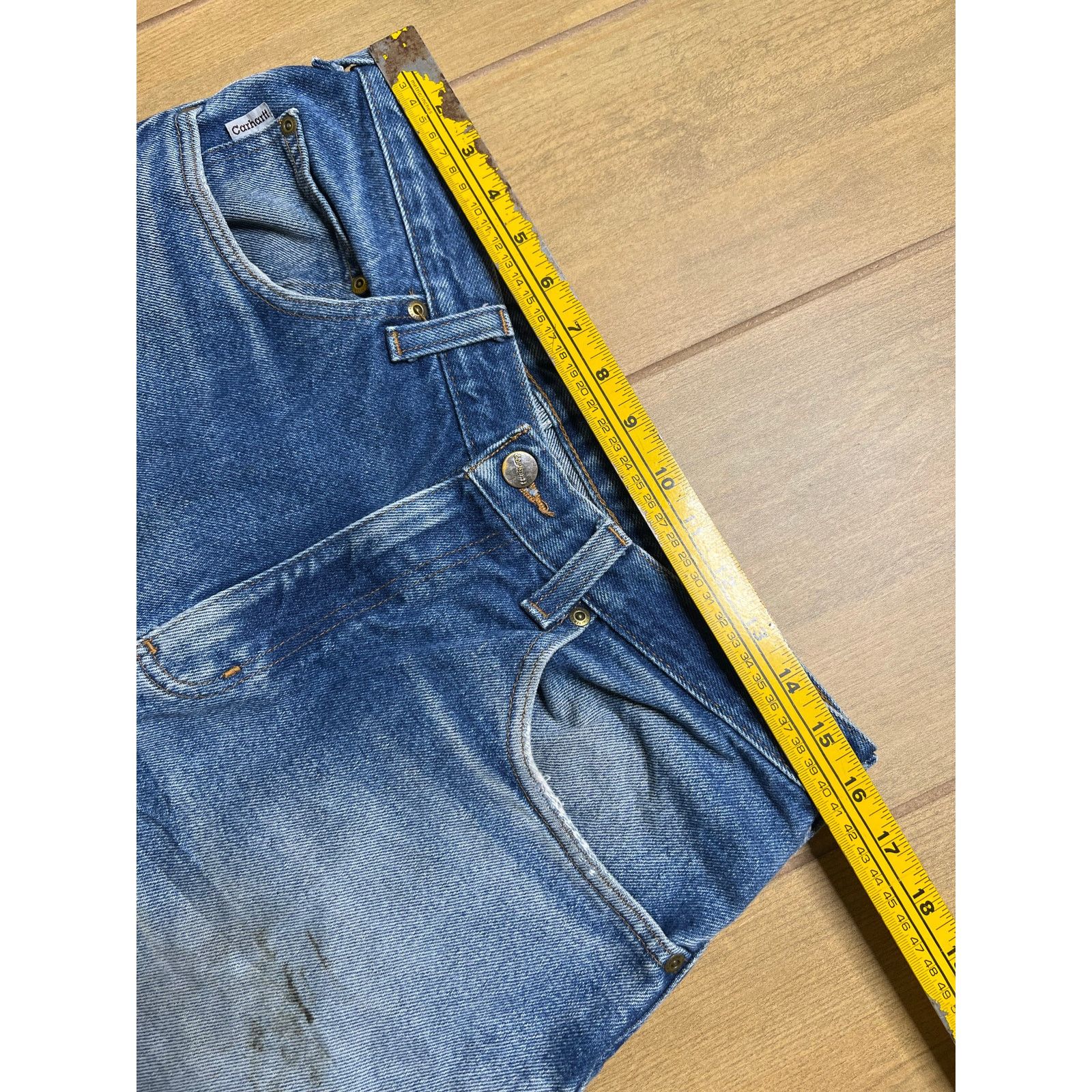 Carhartt Vintage Carhartt Sz 32x34 Men’s Blue Denim Jeans Y2K Distres Size US 32 / EU 48 - 7 Thumbnail