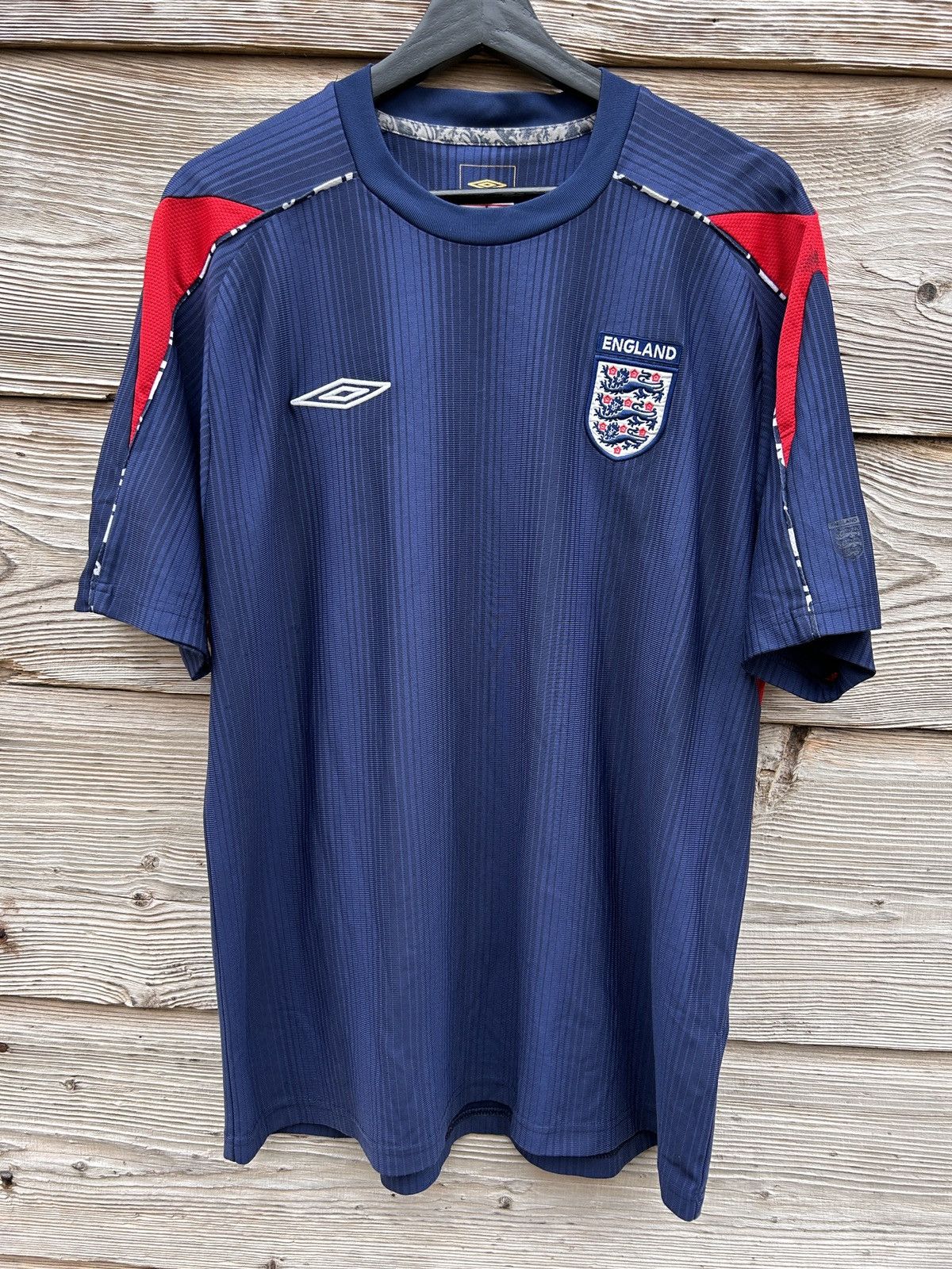 Umbro Vintage Umbro England 2006 WC Training Kit Soccer Jersey Size US XL / EU 56 / 4 - 1 Thumbnail