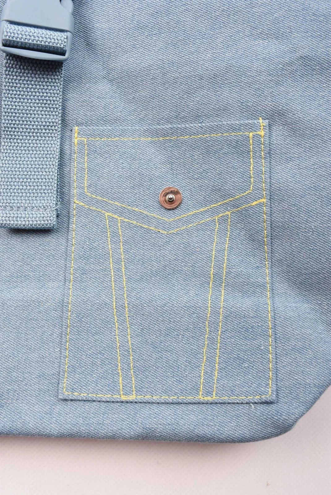 Jean Paul Gaultier Women's Jean Paul Gaultier pour VOUS Denim Mini Backpack Size ONE SIZE - 3 Thumbnail