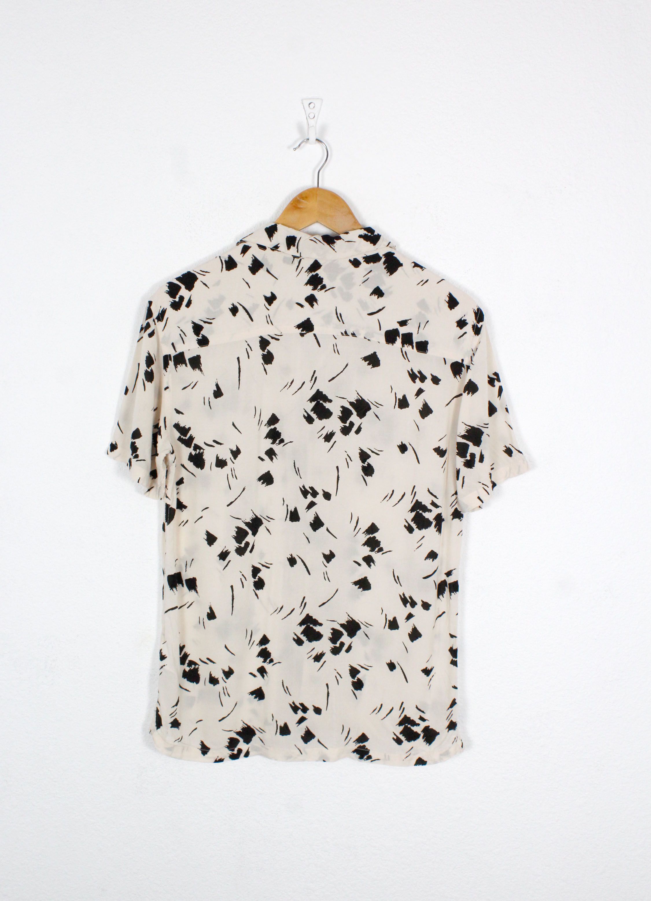 Allsaints Allsaints Borealis Japanese Viscose Open Collar Shirt Size US XS / EU 42 / 0 - 3 Thumbnail
