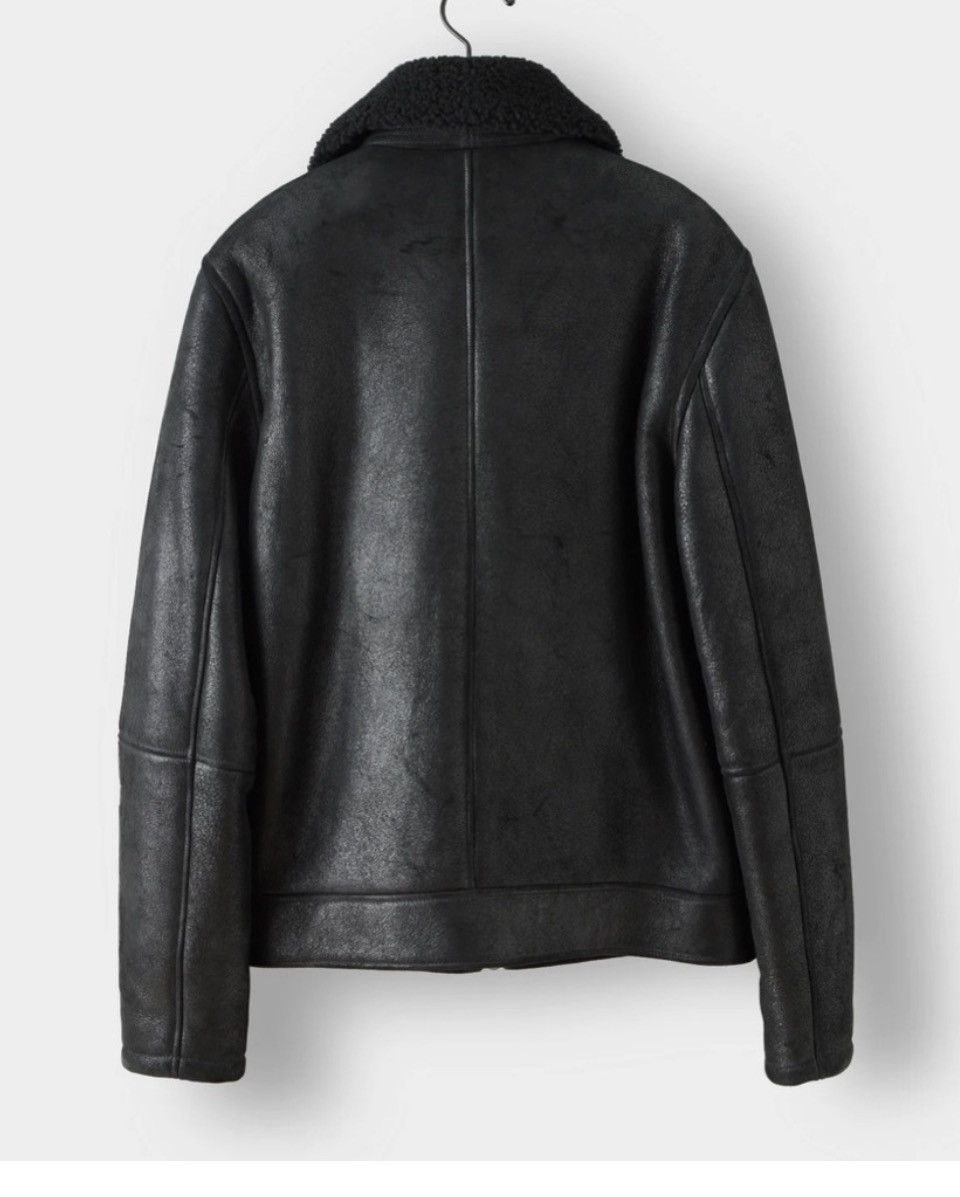 Todd Snyder Italian Shearling Leather Aviator Bomber Jacket Large Size US L / EU 52-54 / 3 - 7 Thumbnail
