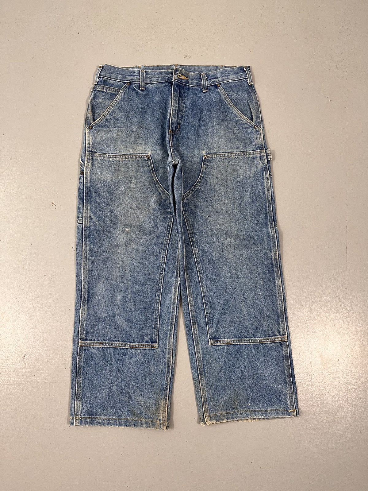 Vintage Carhartt B73 DST double knee denim