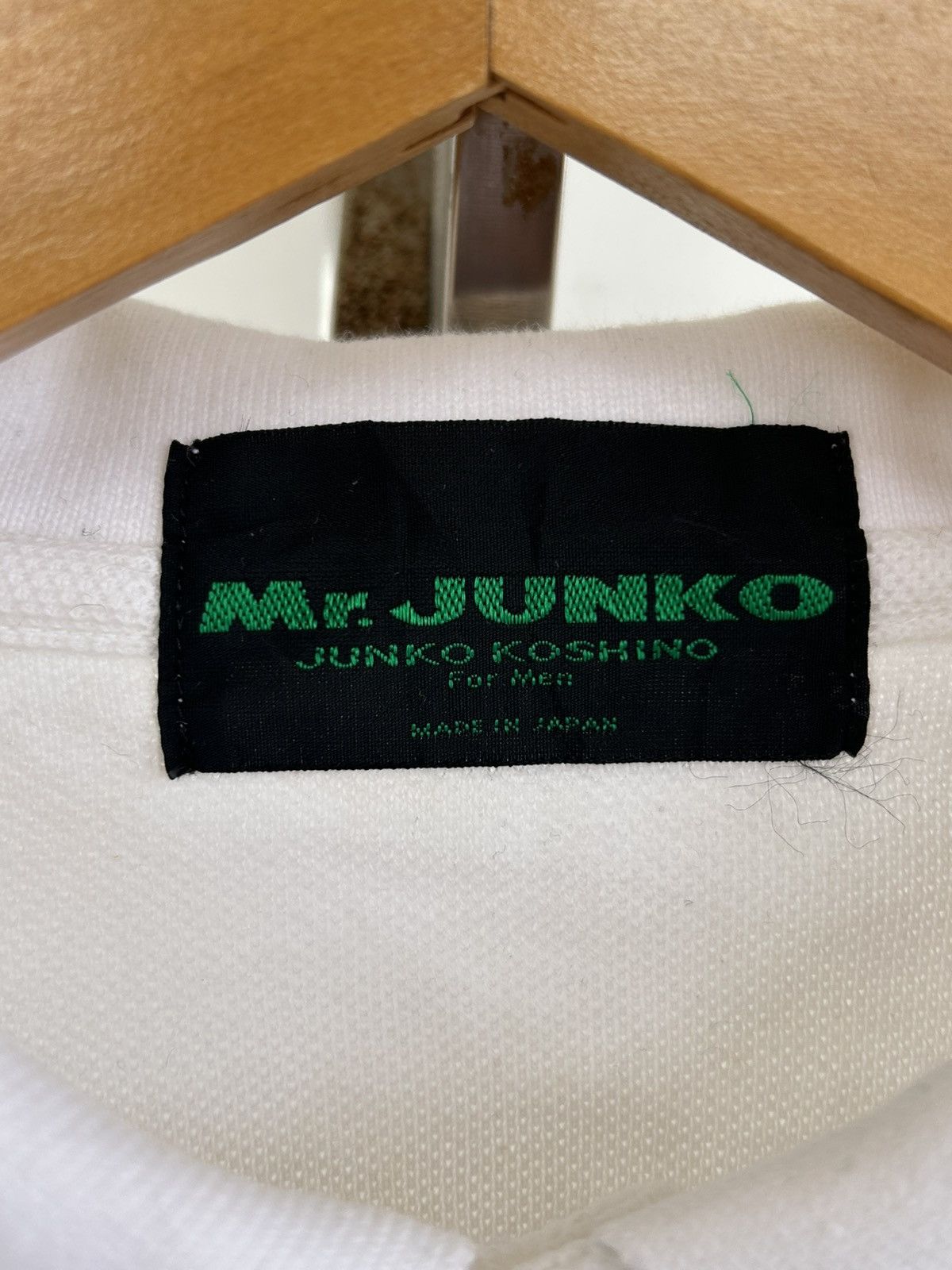 Mr. Junko Mr Junko Japan Vintage Polo White Size US L / EU 52-54 / 3 - 4 Thumbnail