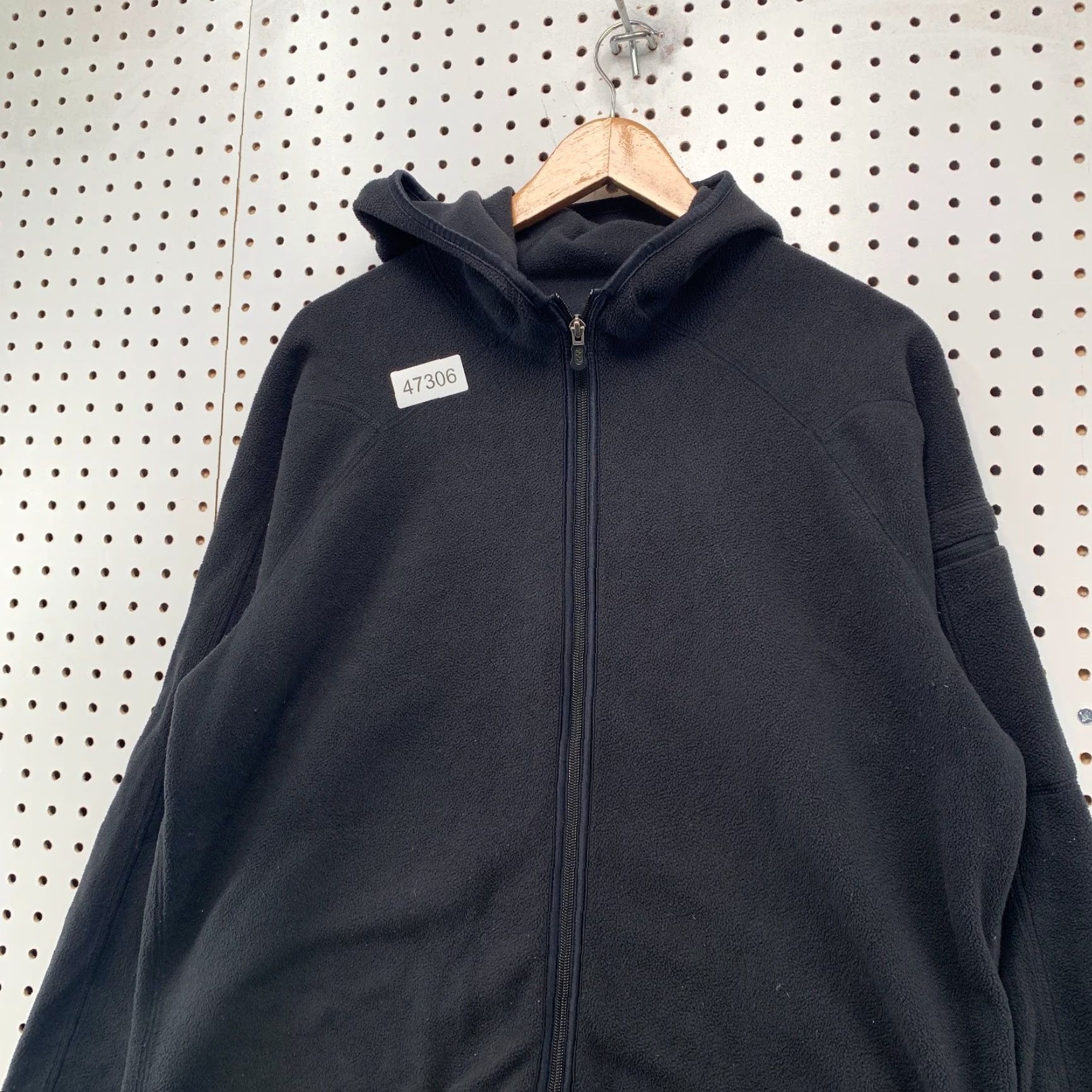 Patagonia Patagonia Fleece Hoodie Jacket Mens Large Black Hooded Zip Outdoor Jacket Size US L / EU 52-54 / 3 - 7 Thumbnail