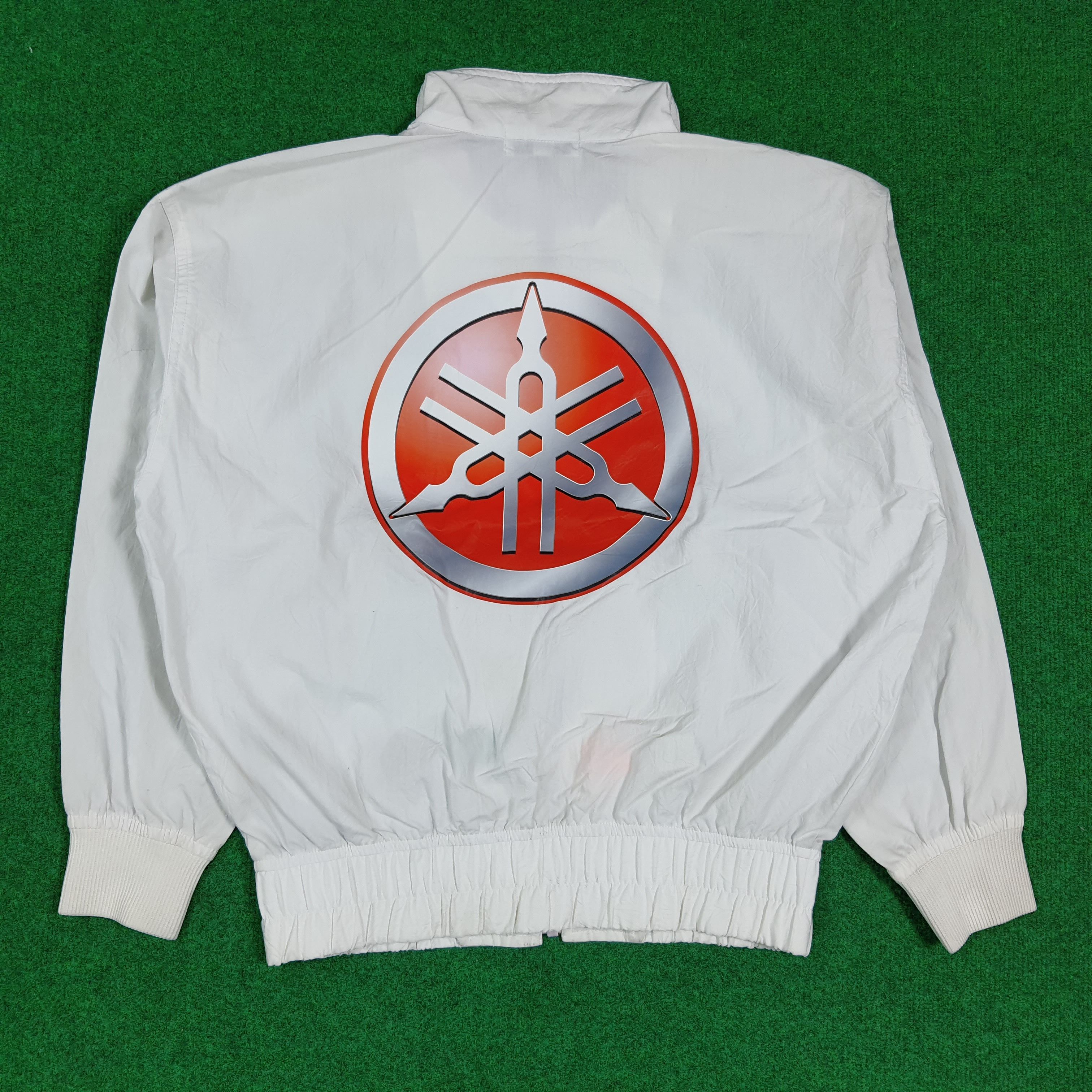 Yamaha Vintage YAMAHA Racing Custom Logo Light Thin Jacket C281N3 Size US M / EU 48-50 / 2 - 1 Thumbnail
