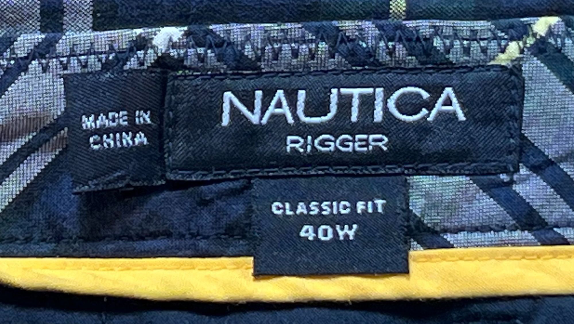 Nautica NAUTICA - Men's Plaid Golf Casual Shorts - Blue - 40W Size US 40 / EU 56 - 9 Thumbnail