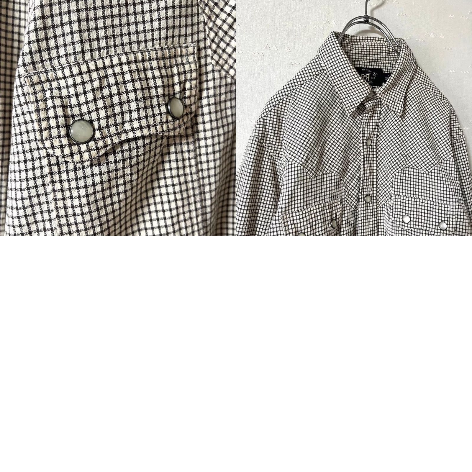 Ralph Lauren RRL RALPH LAUREN Shirt Size S Black Men's Western Check USED simple Stylish Size US S / EU 44-46 / 1 - 8 Thumbnail