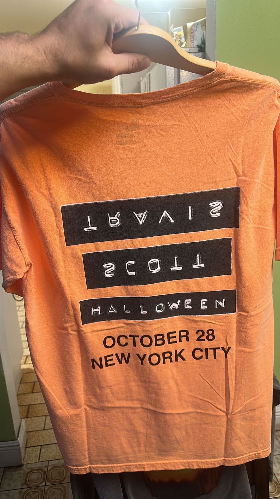 Travis Scott Halloween 2017 Texas Chainsaw Massacre Seeing Tee Size US L / EU 52-54 / 3 - 2 Thumbnail