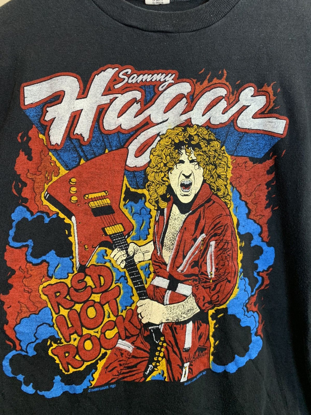 *RARE* Vintage 1980 Sammy Hagar Tour Single Stitch T-Shirt