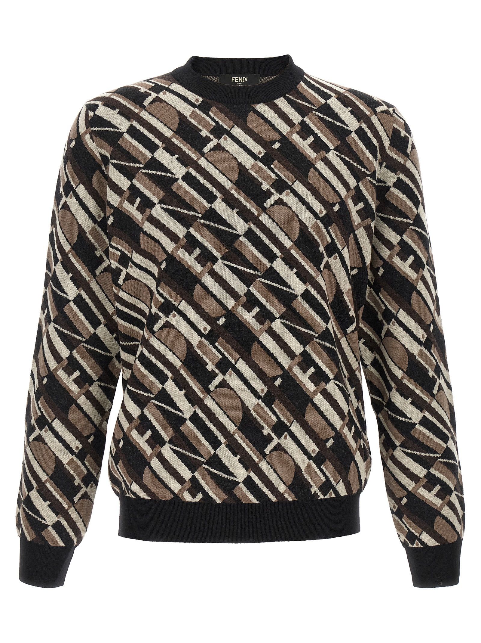 Fendi 'Fendi Tape' sweater Size US L / EU 52-54 / 3 - 1 Thumbnail