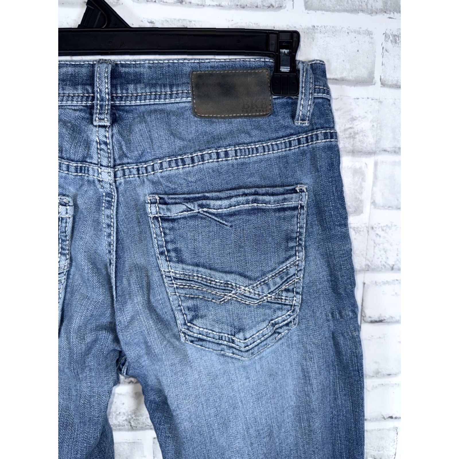 BKE BKE Alec Straight Leg Blue Jeans Mens 30x34 Size US 30 / EU 46 - 5 Thumbnail