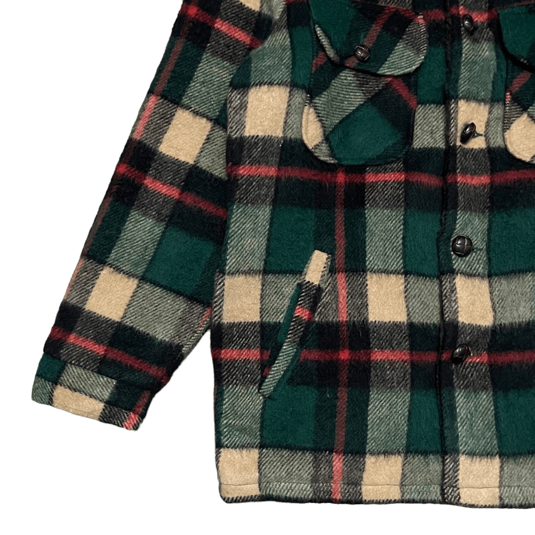 Vintage Vintage Paiji Plaid Flannel Wool Jacket Size US L / EU 52-54 / 3 - 3 Thumbnail